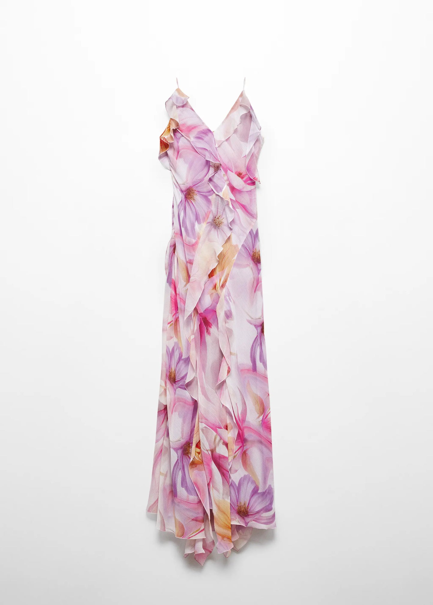 Kyla Kleid mit Rüschen und Blumenmuster
