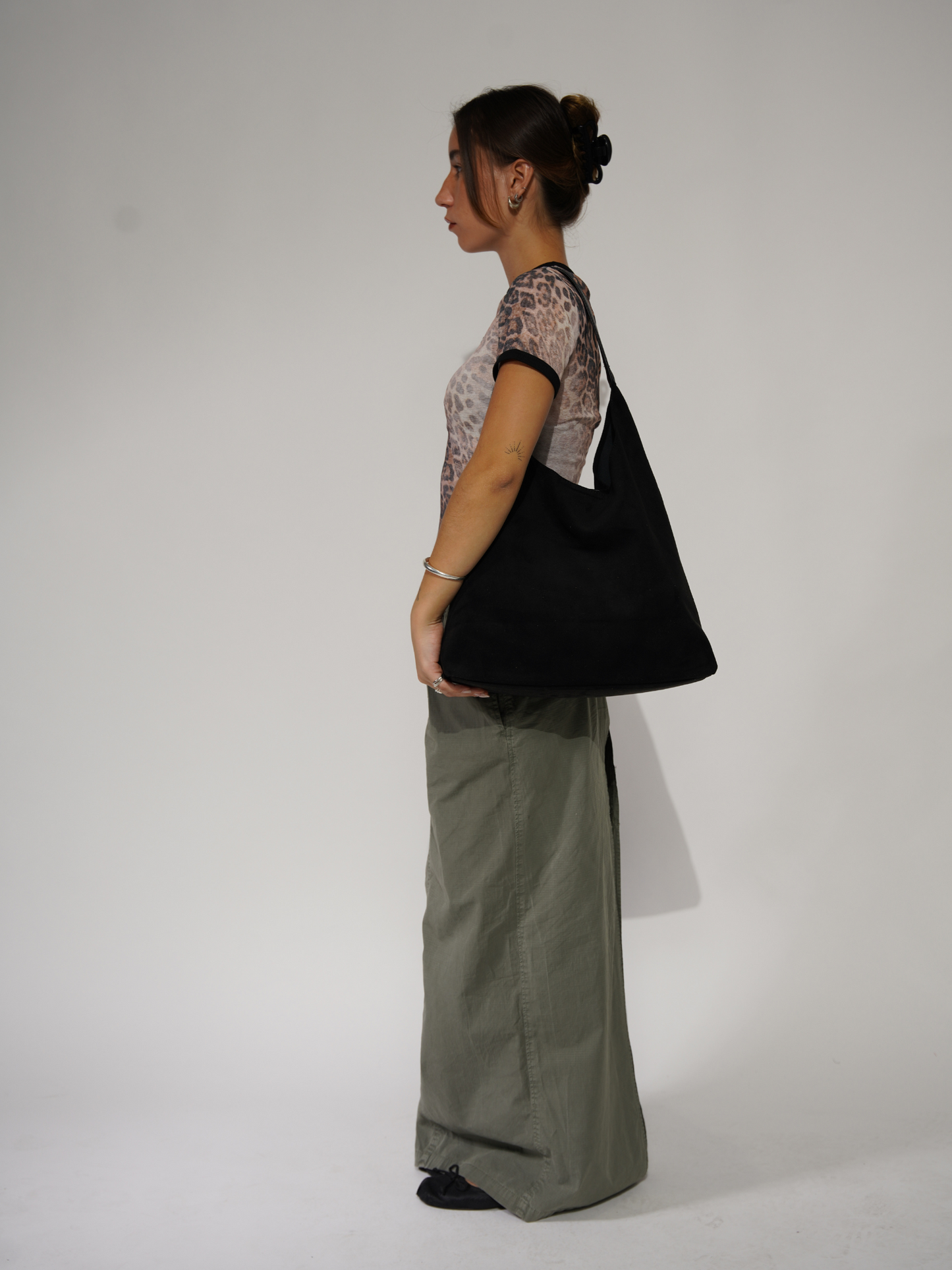 Tote Bag aus Wildleder für den Alltag