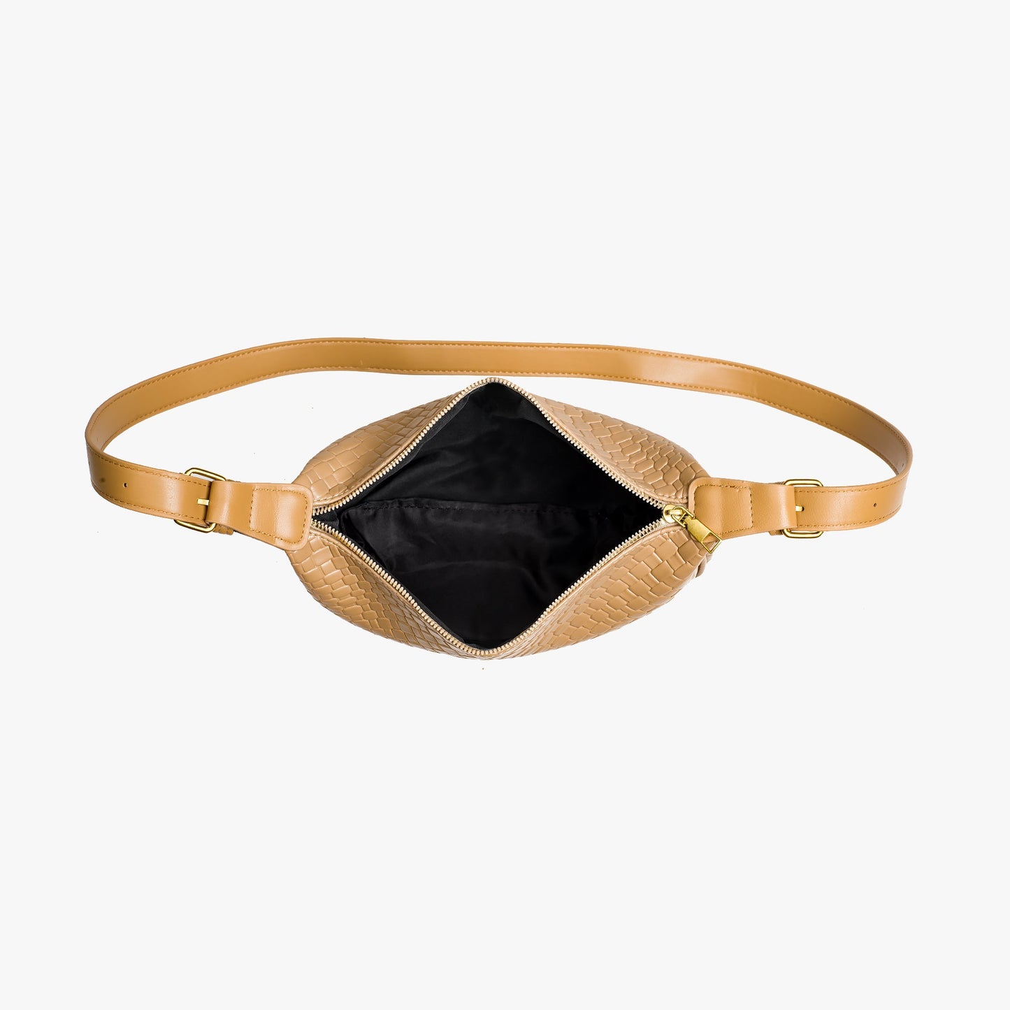 Gewebte Halbmondtasche