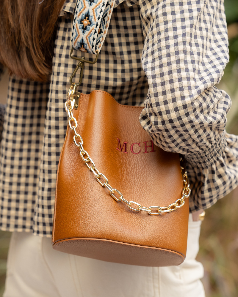 Taupefarbene Federica-Tasche