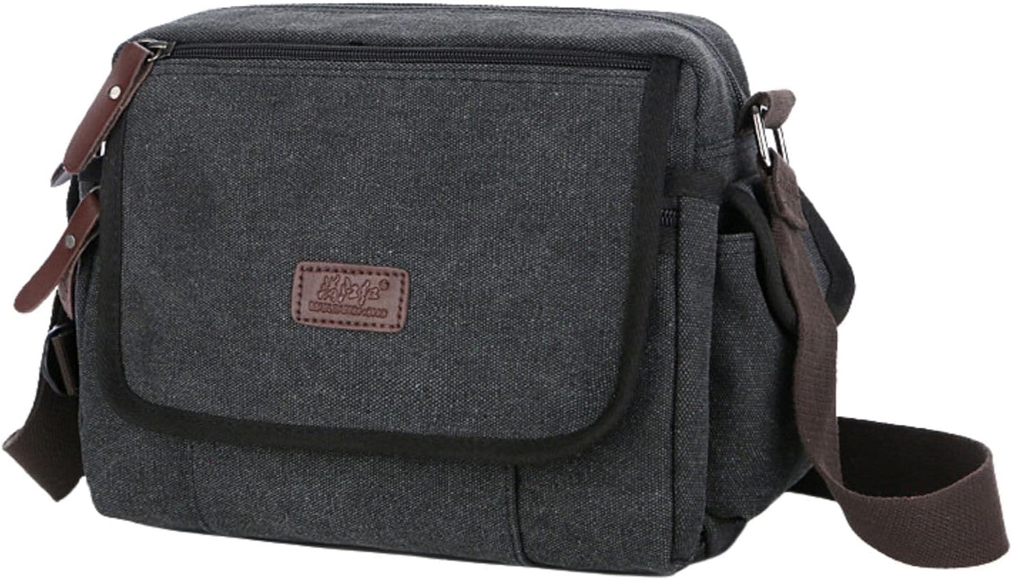 Umhängetasche aus Canvas im Vintage-Stil
