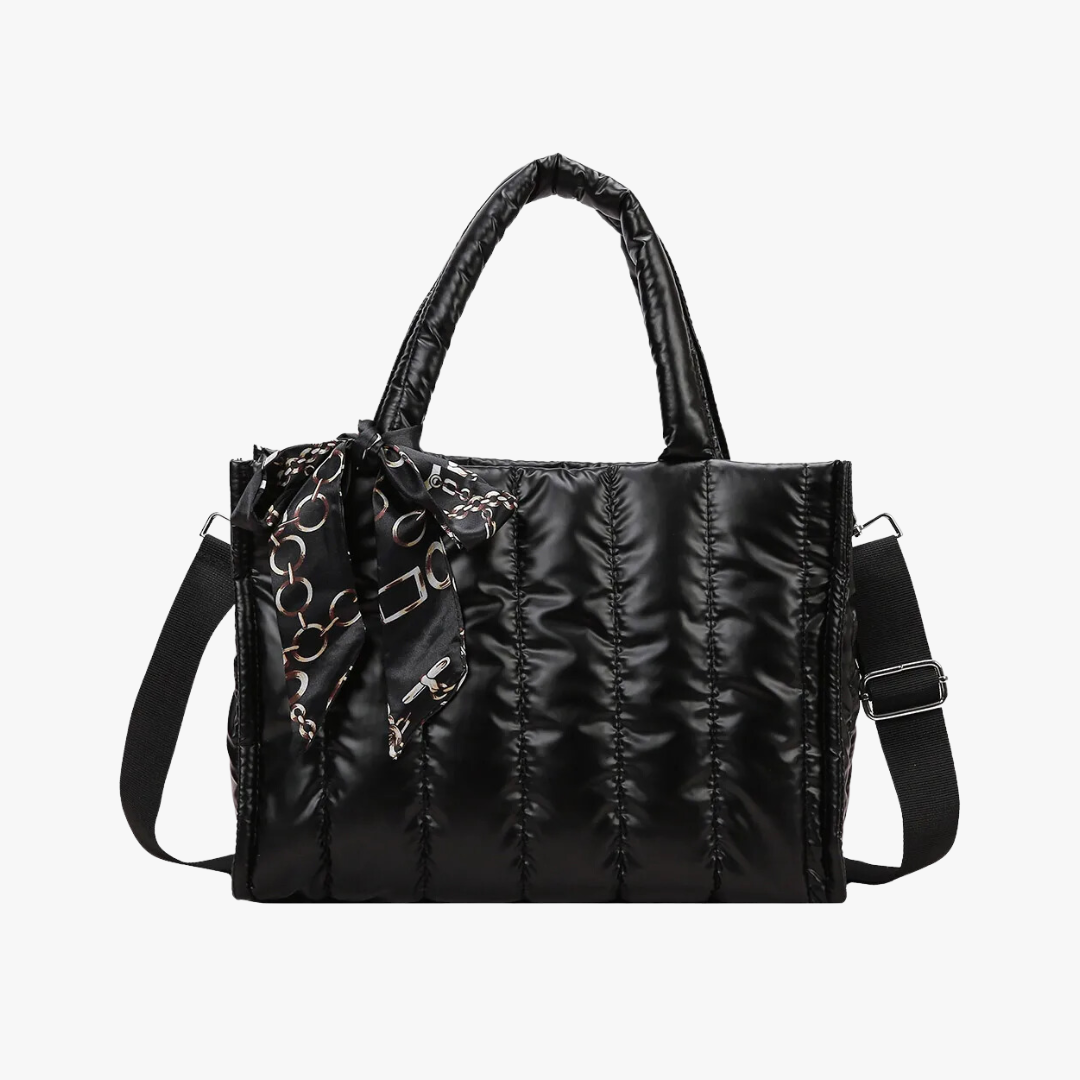 Midi-Tragetasche aus Satin