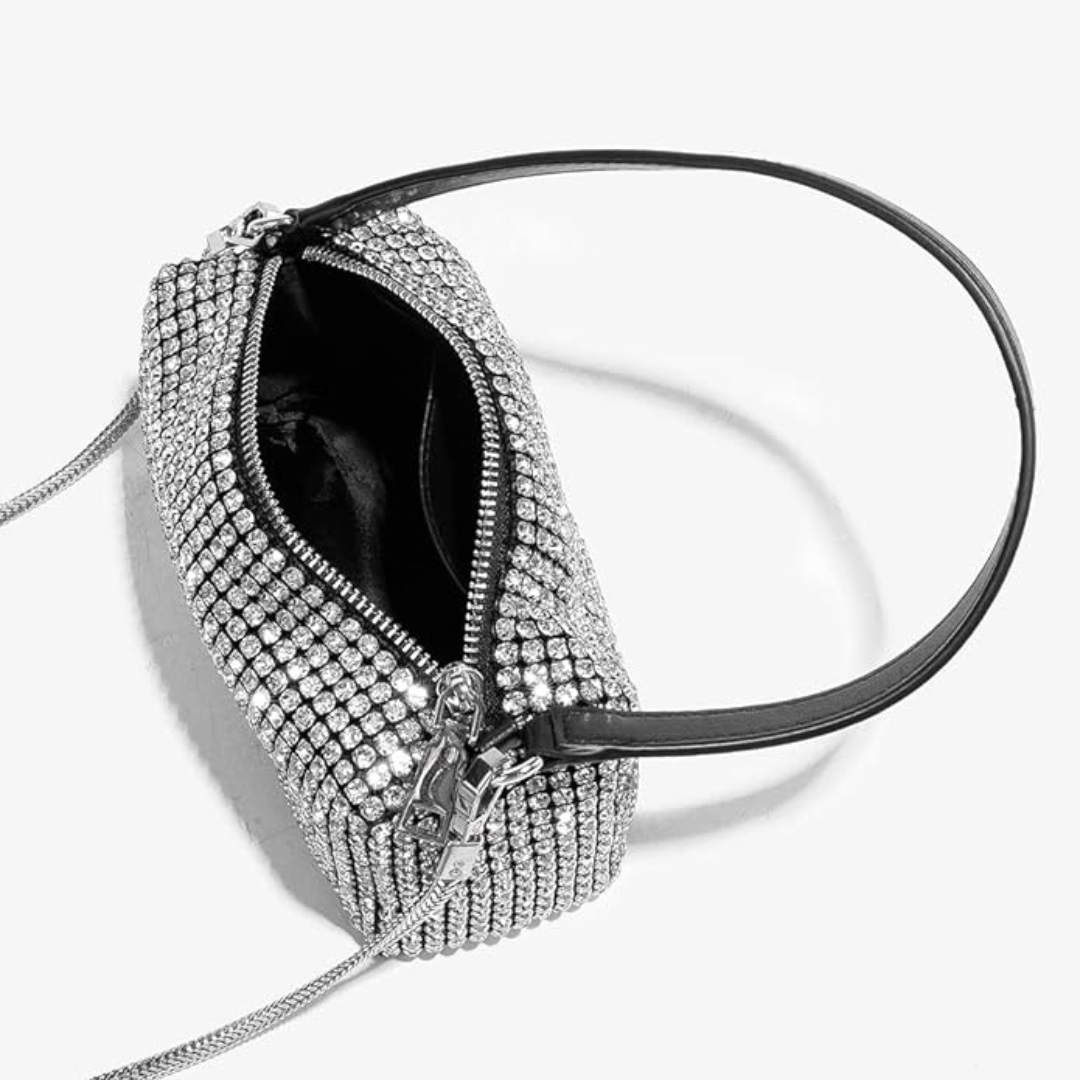 Alexa – Handtasche mit funkelnden Strasssteinen