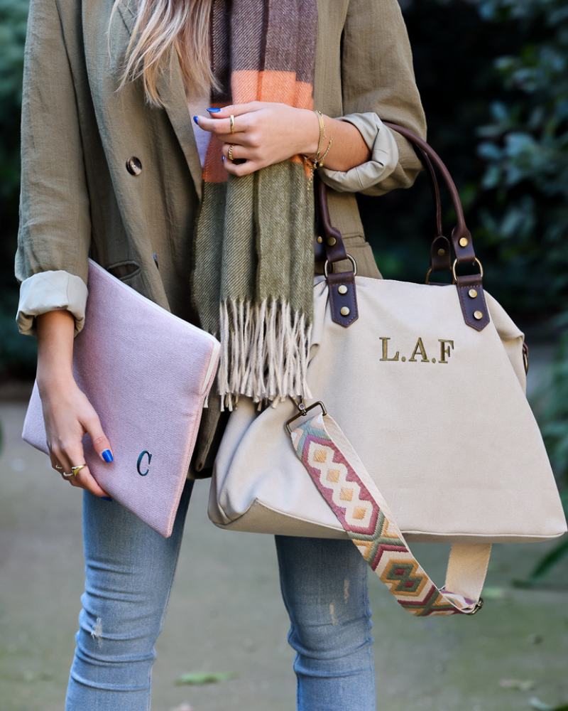 Beige Federica Tasche