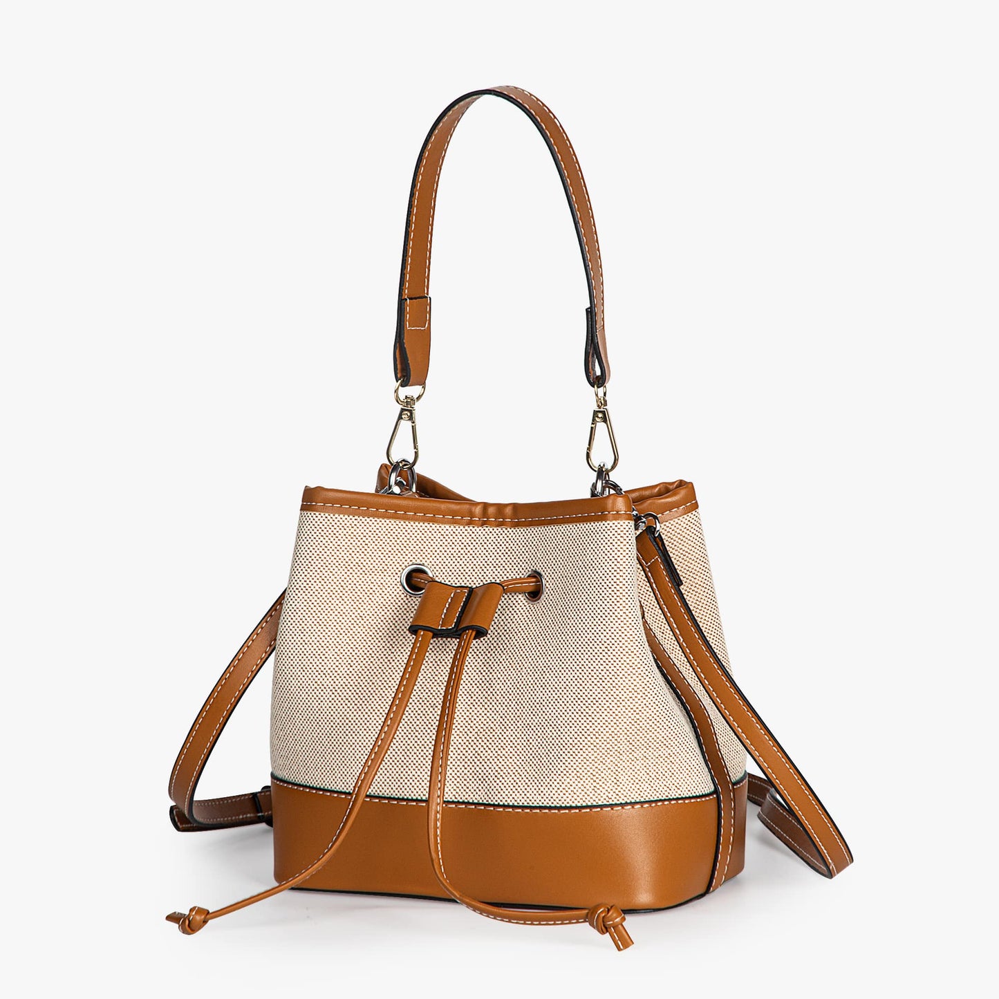 Beuteltasche aus Canvas im Vintage-Stil