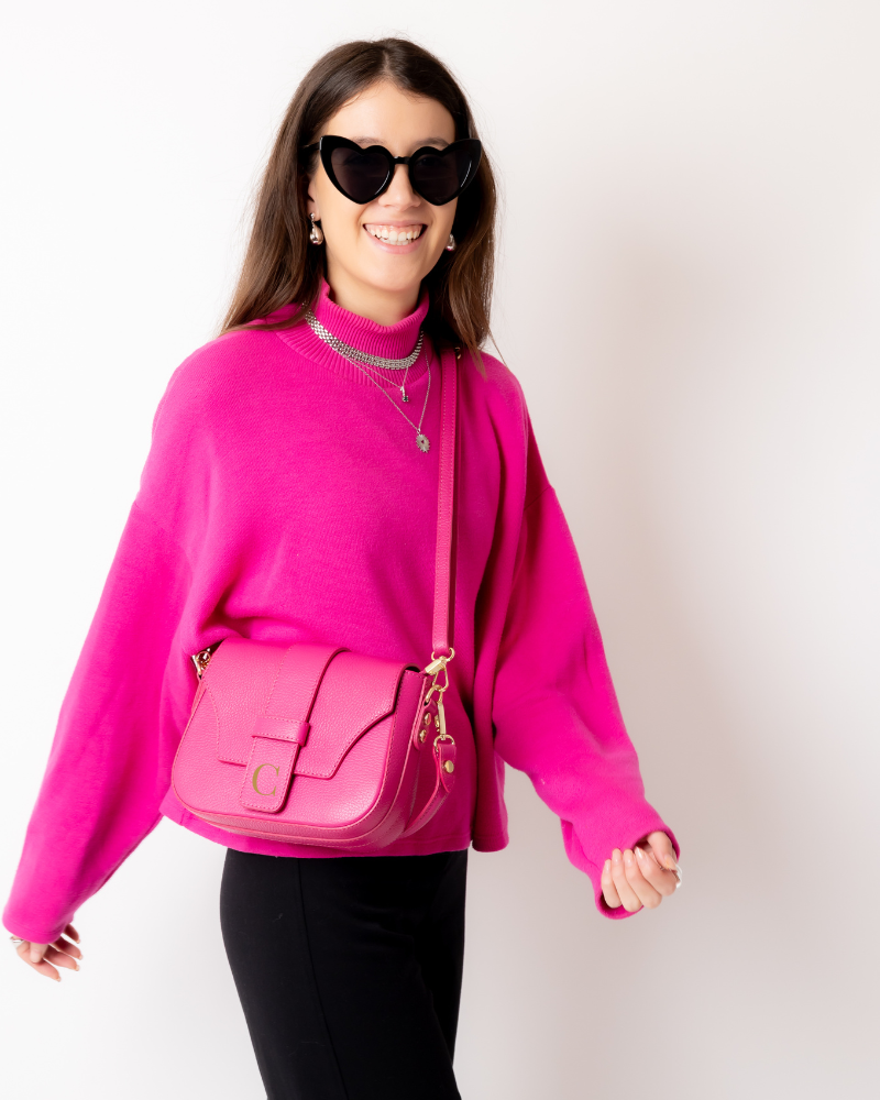 Jimena Fuchsia Rosa Tasche