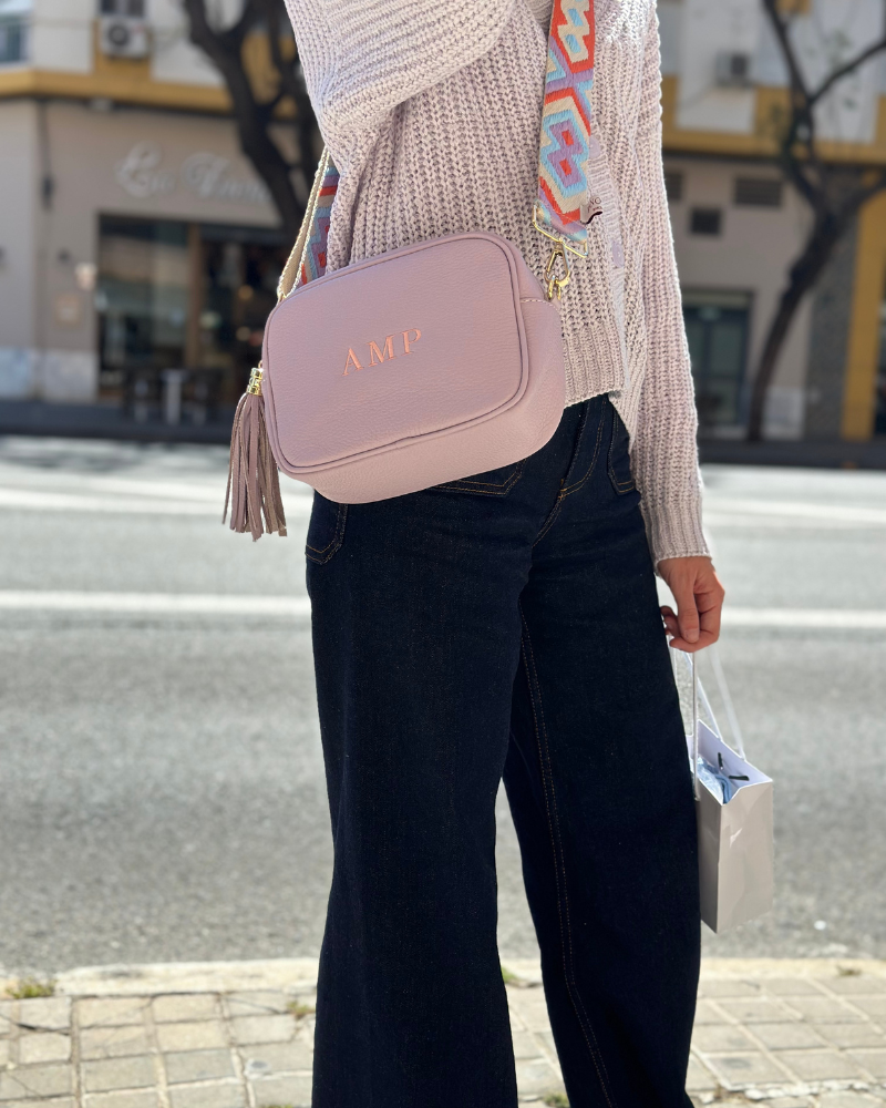 Malvenfarbene Enriqueta-Tasche
