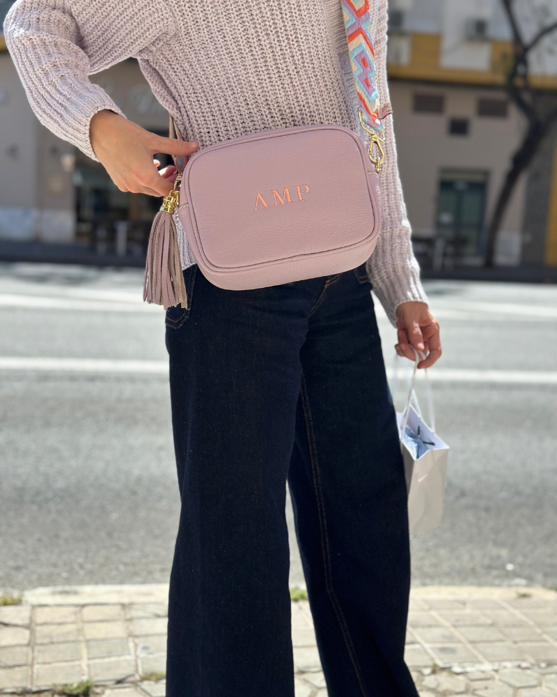 Malvenfarbene Enriqueta-Tasche