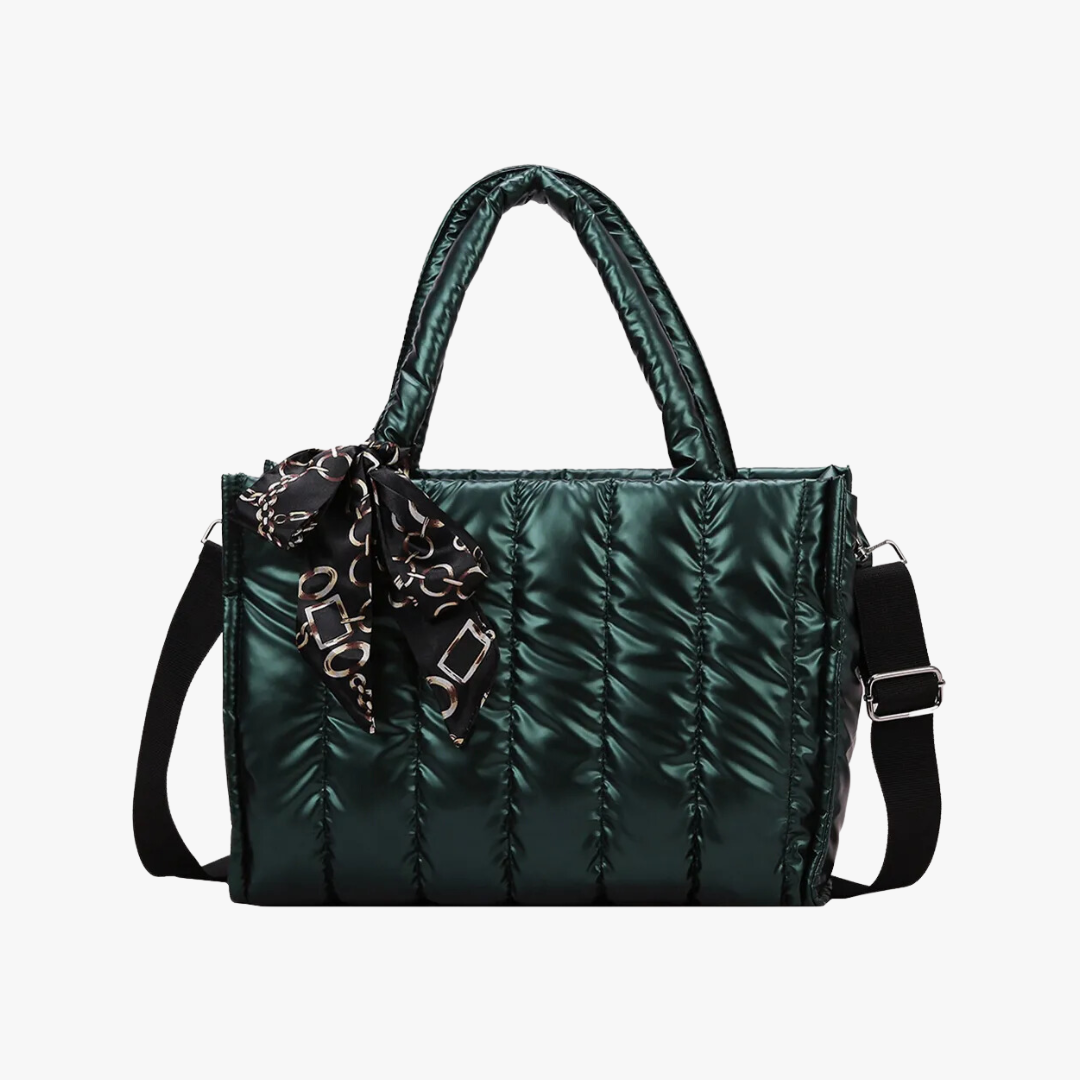 Midi-Tragetasche aus Satin
