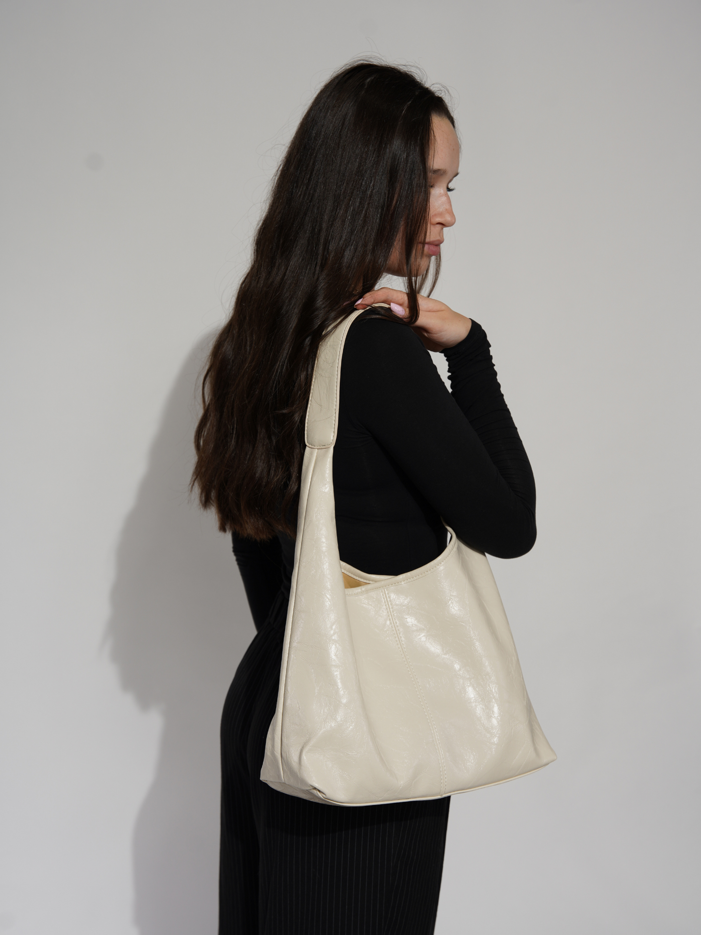Tote Scarlett aus Distressed-Leder