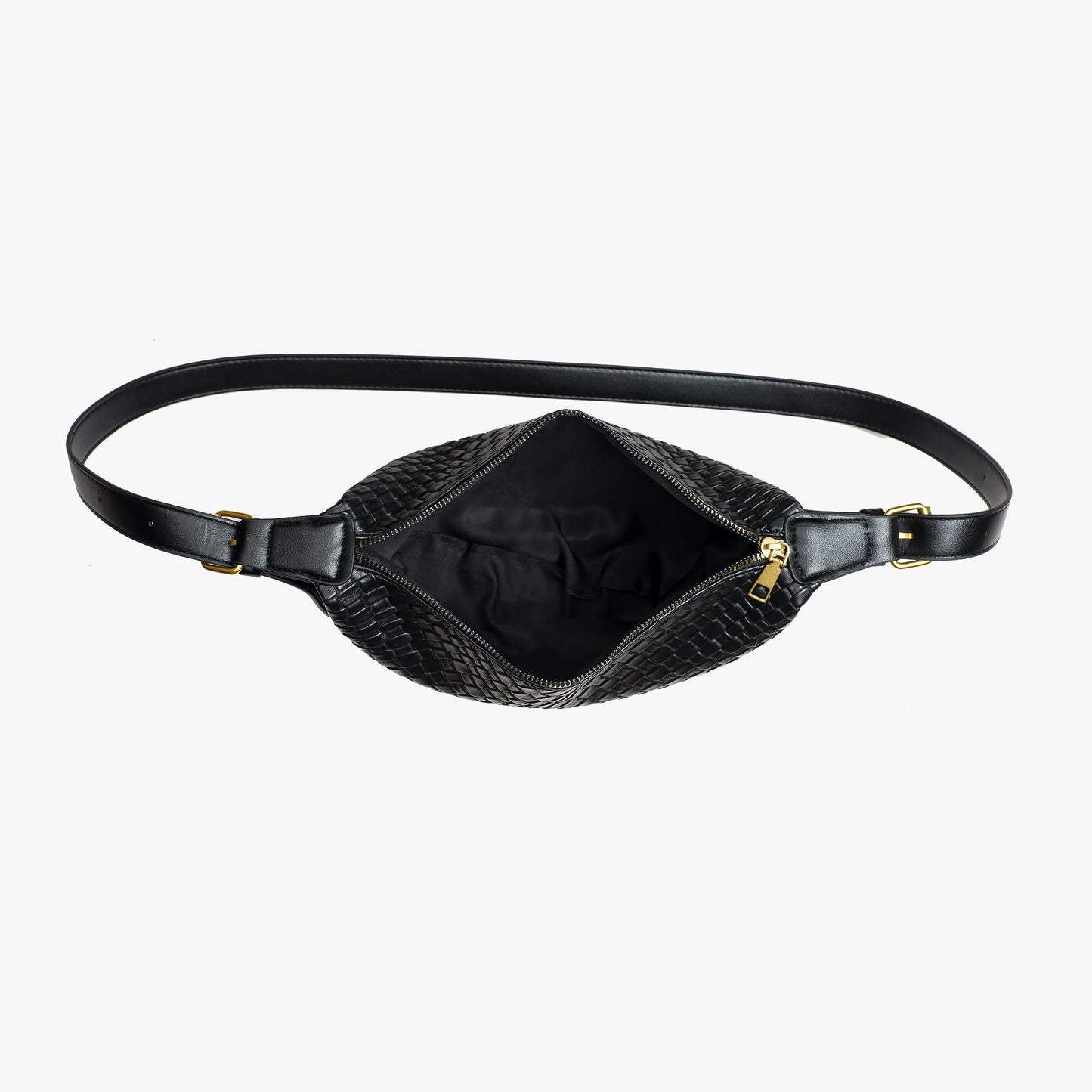 Gewebte Halbmondtasche