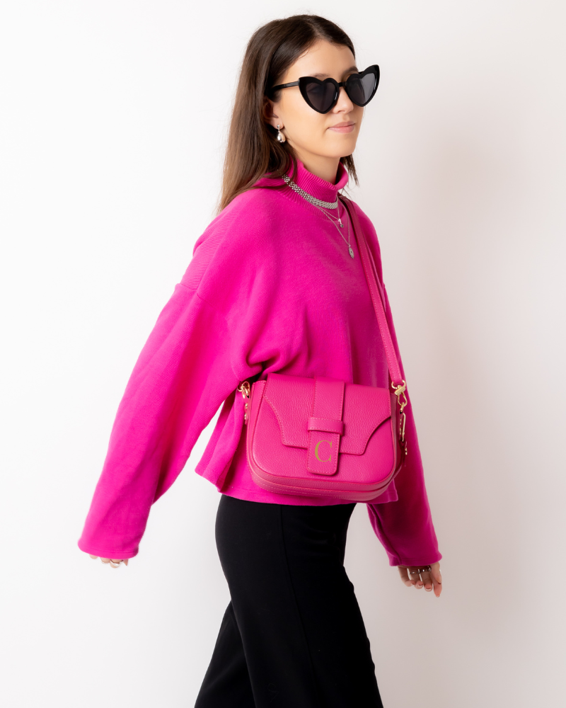 Jimena Fuchsia Rosa Tasche