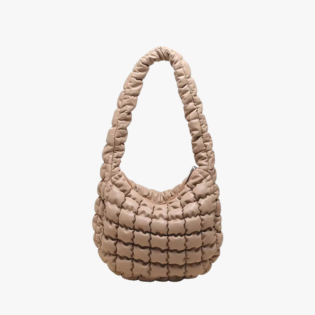 Scrunchie-Hobo-Tasche aus veganem Leder