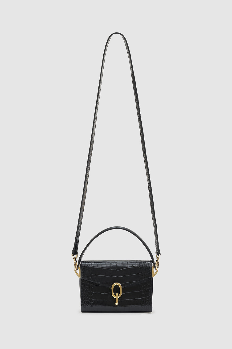 Mini-Tasche Colette – Schwarz geprägt