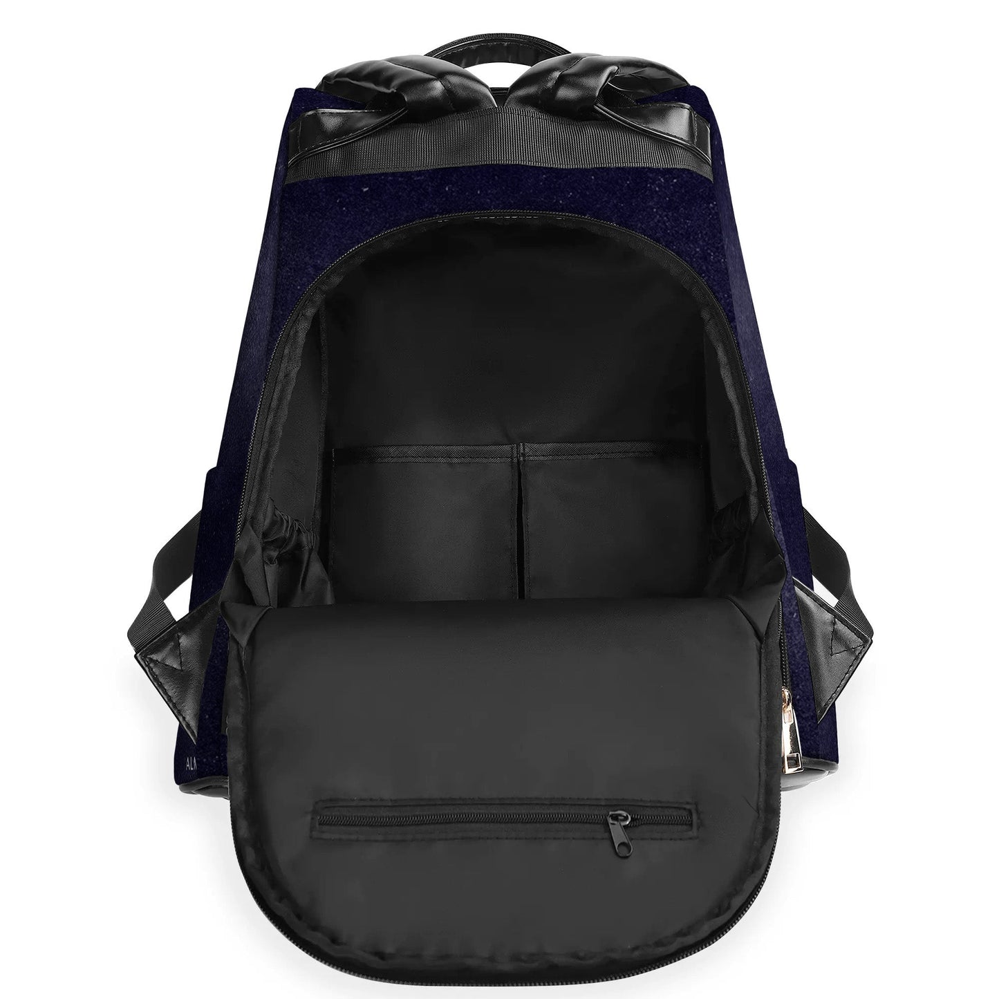 The Girl And Roses - Personalized Custom Leather BackPack - BP_MX28