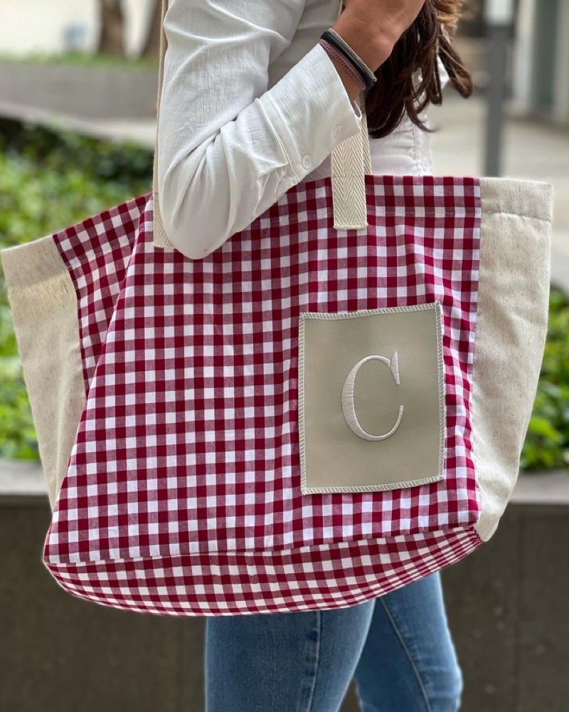 Granatrote Tasche aus Frankreich