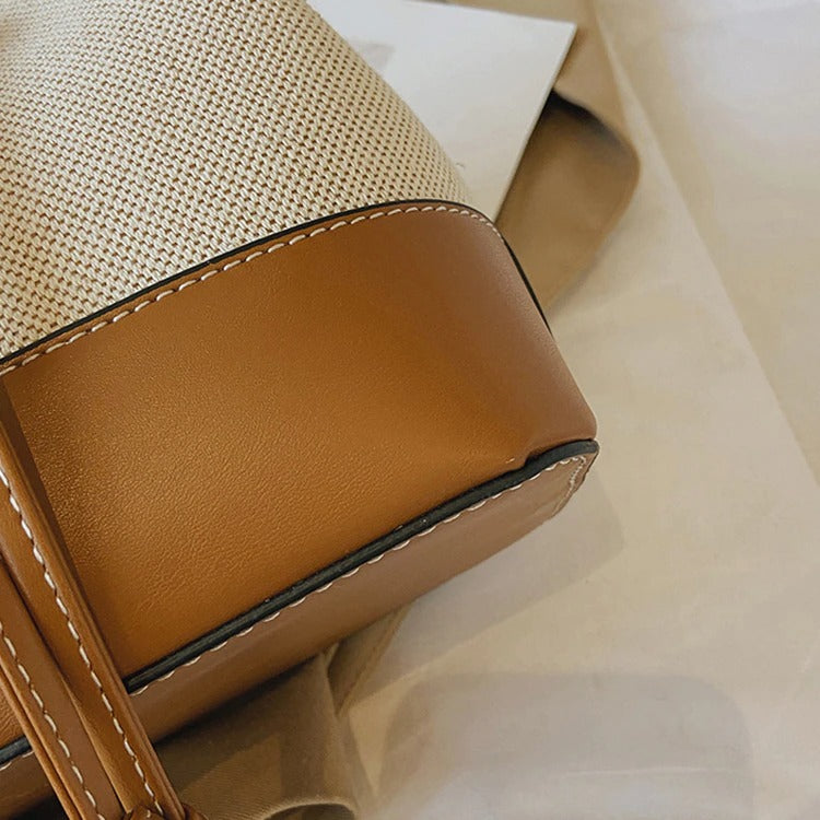 Beuteltasche aus Canvas im Vintage-Stil
