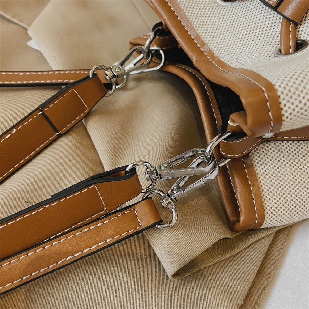 Beuteltasche aus Canvas im Vintage-Stil