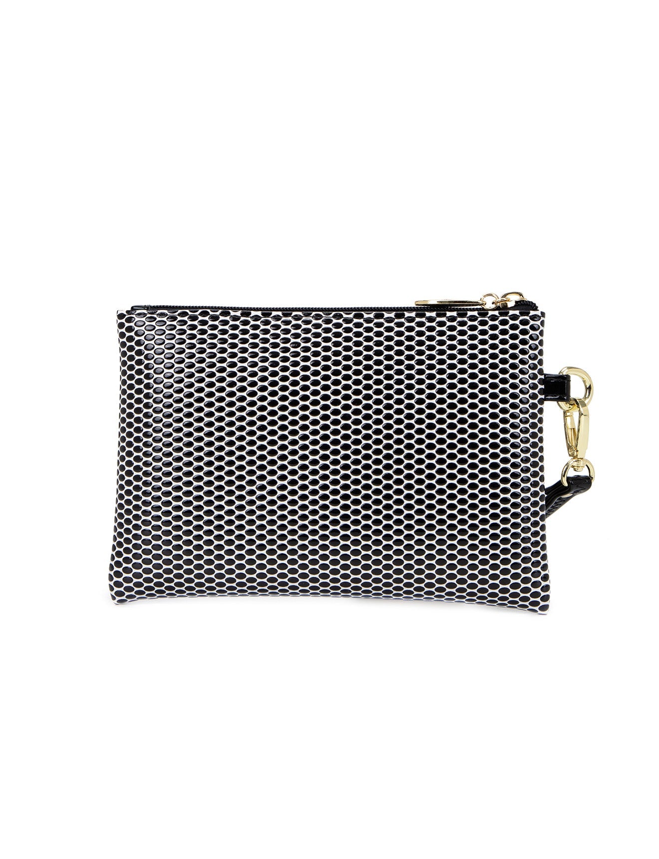 COSMO VEGAN FLACHE TASCHE MIT SCHWINGERGRIFF -CP02-1006-B/W