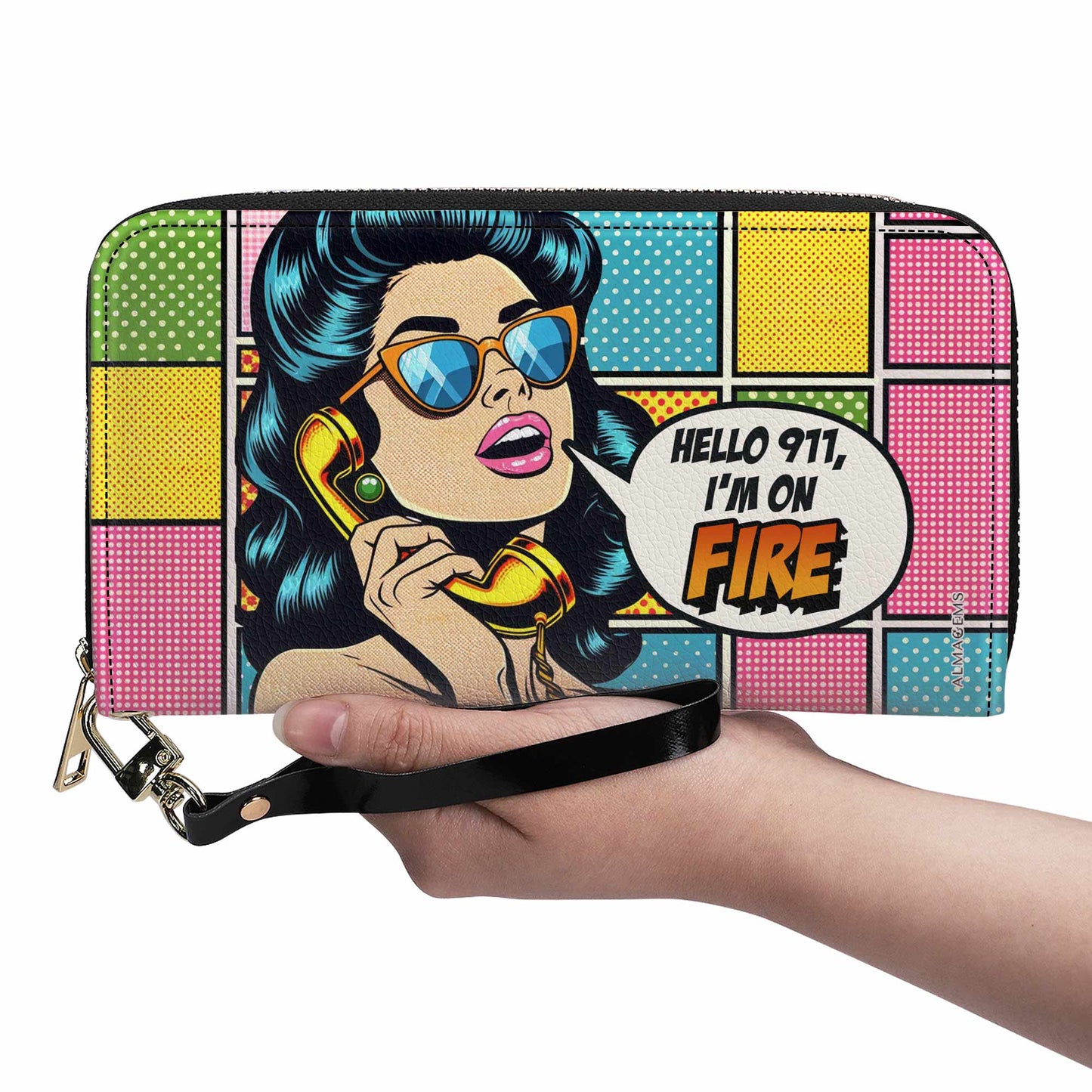 I'm On Fire - Damen Leder Geldbörse - DB05WL
