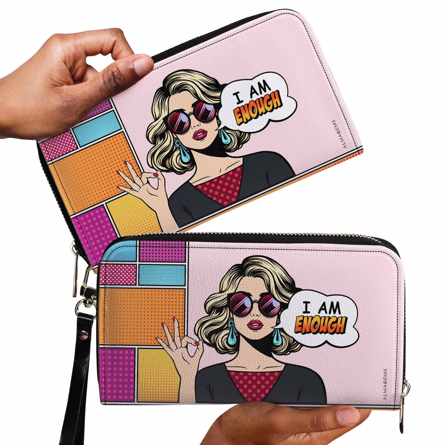 I Am Enough - Damen Leder Geldbörse - DB08WL