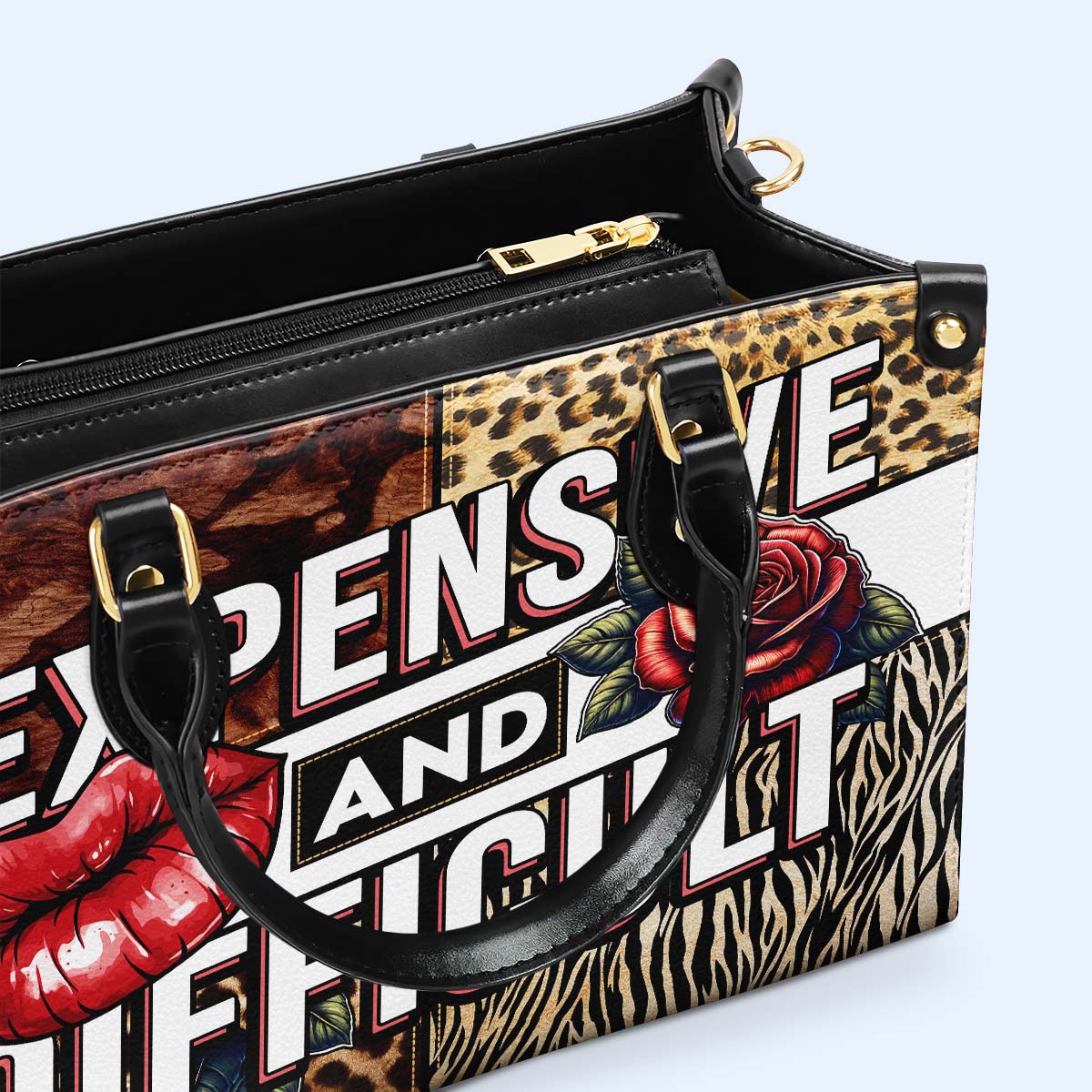 Teuer und schwierig - Personalisierte Lederhandtasche nach Maß - DB25