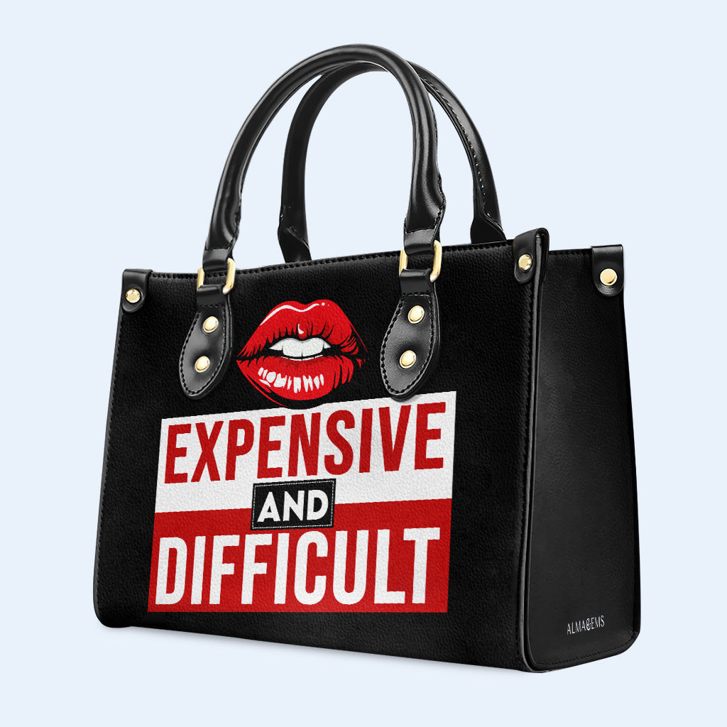 Teuer und schwierig - Personalisierte Lederhandtasche nach Maß - DB30