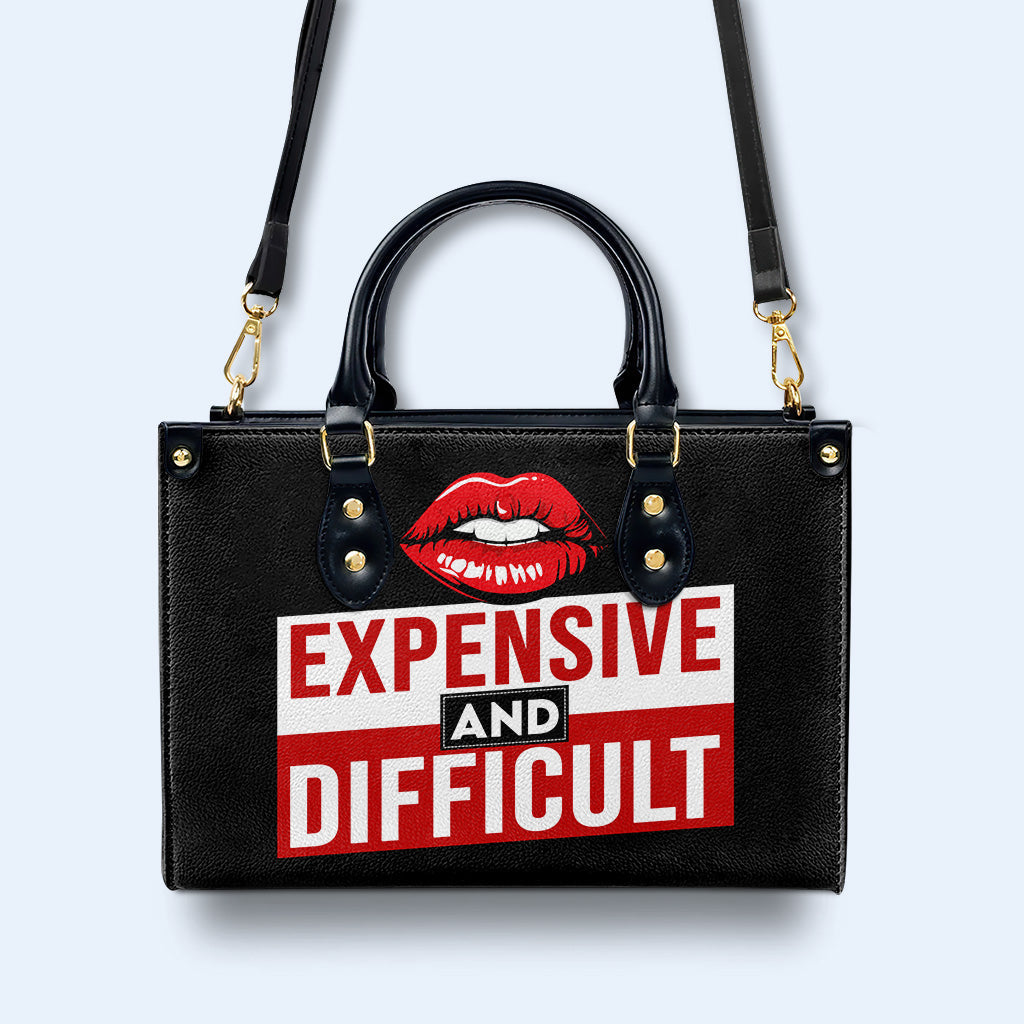 Teuer und schwierig - Personalisierte Lederhandtasche nach Maß - DB30