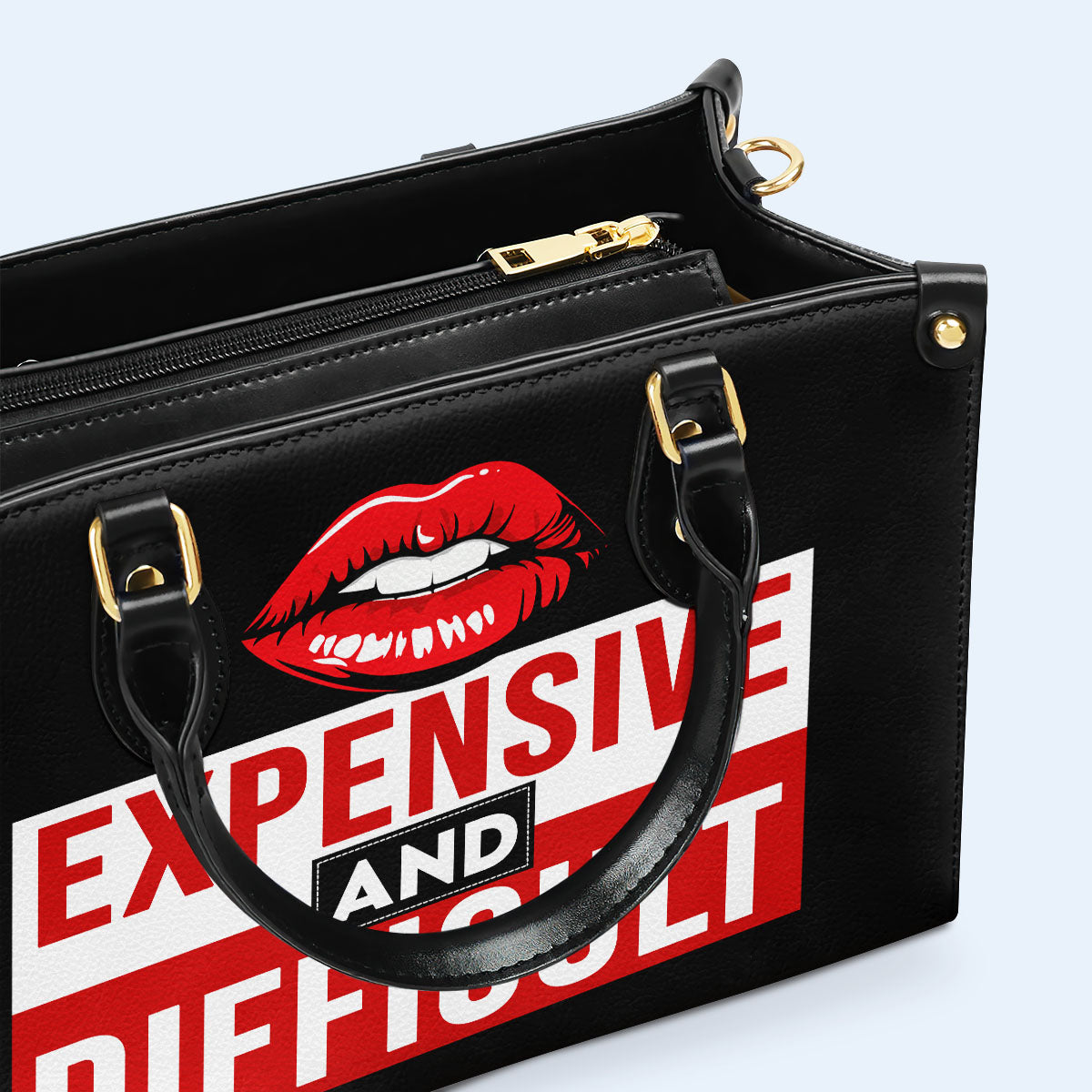 Teuer und schwierig - Personalisierte Lederhandtasche nach Maß - DB30