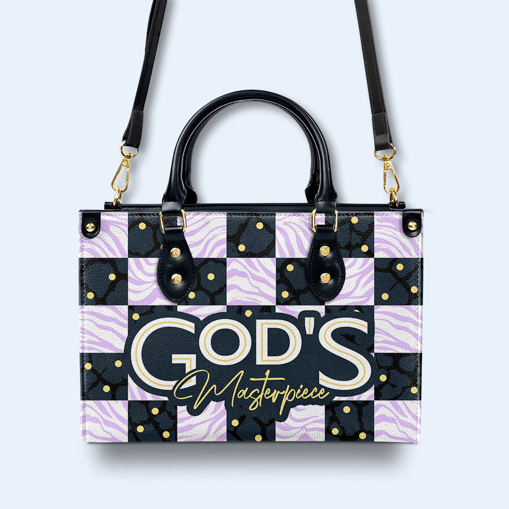 Gottes Meisterwerk - Personalisierte Lederhandtasche - DB36