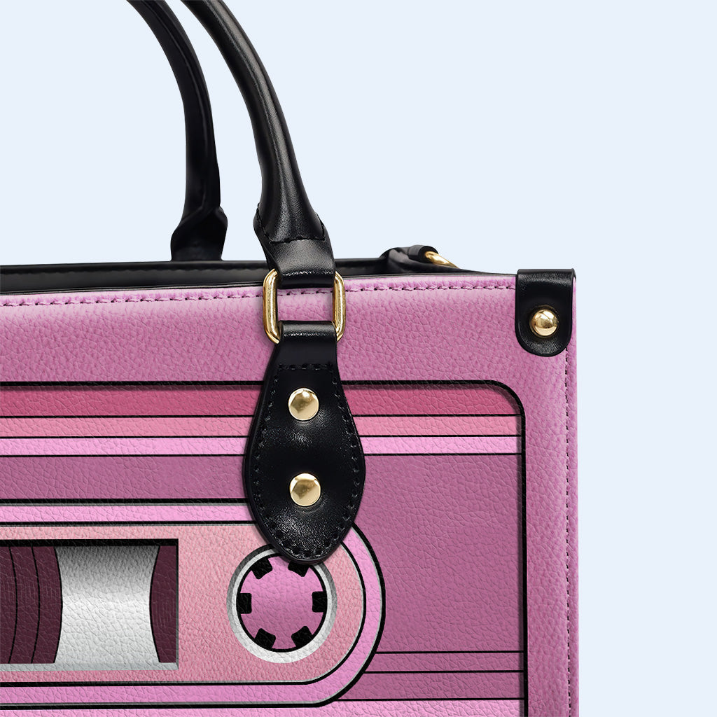 Don't Kill My Vibe - Personalisierte Lederhandtasche - DB51