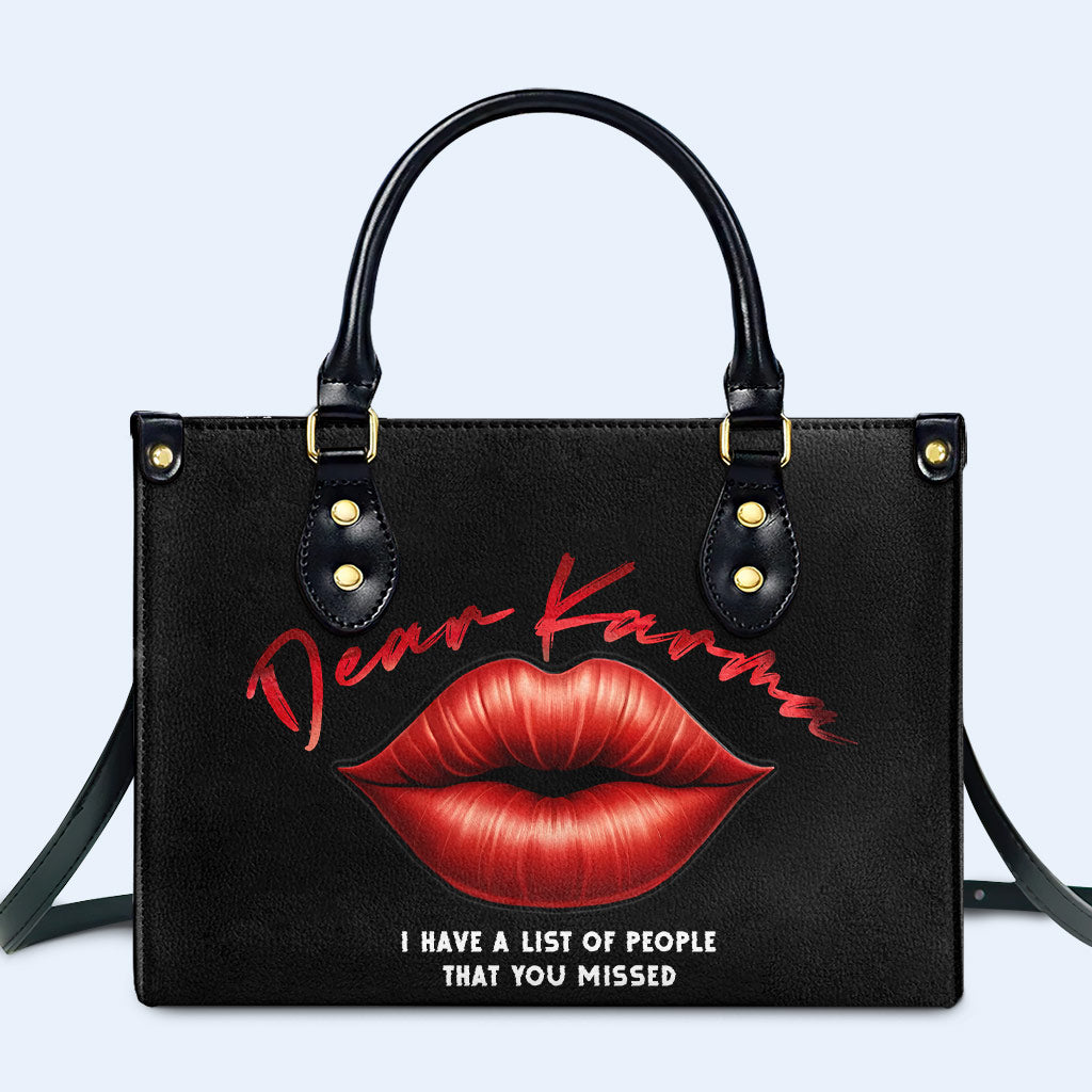 Dear Karma - Personalisierte Lederhandtasche - DB77