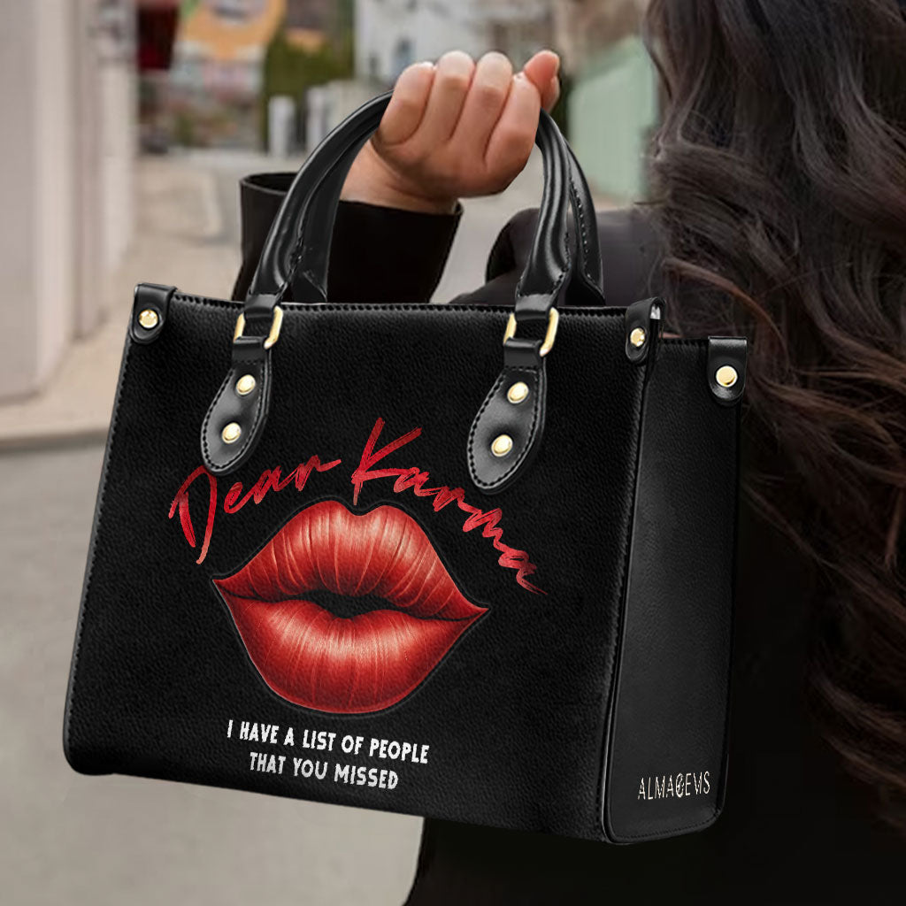 Dear Karma - Personalisierte Lederhandtasche - DB77