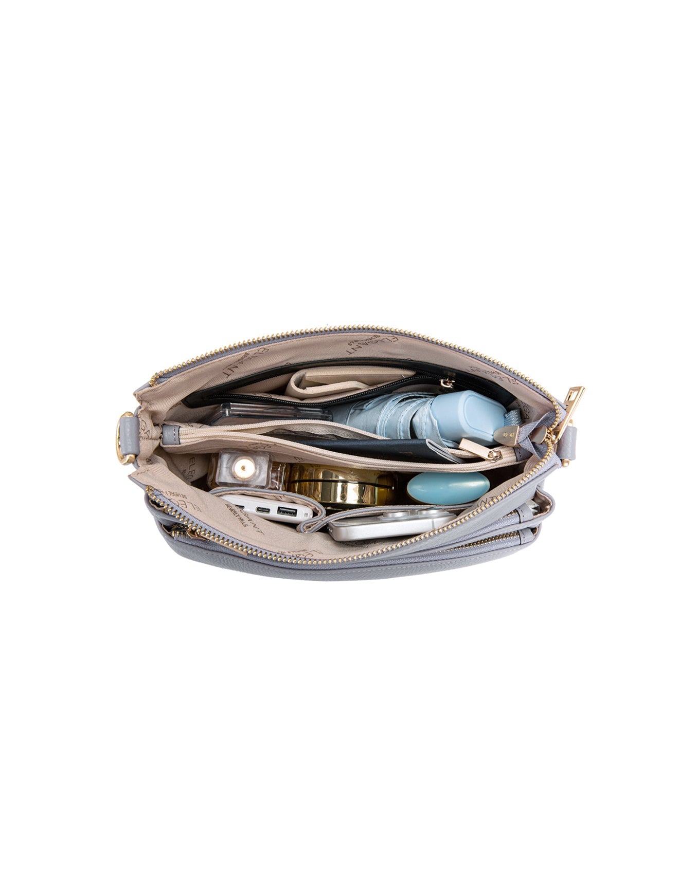 FAITH LEDER UMHÄNGETASCHE - E1-0749-CORNFLOWER NEU IN
