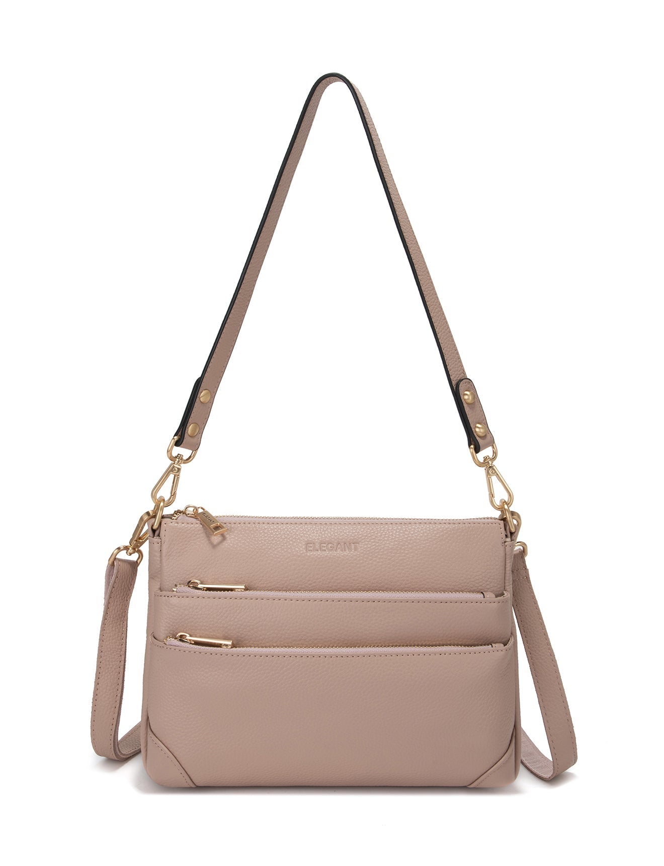 Umhängetasche aus Leder „FAITH“ – E1-0749-PINK