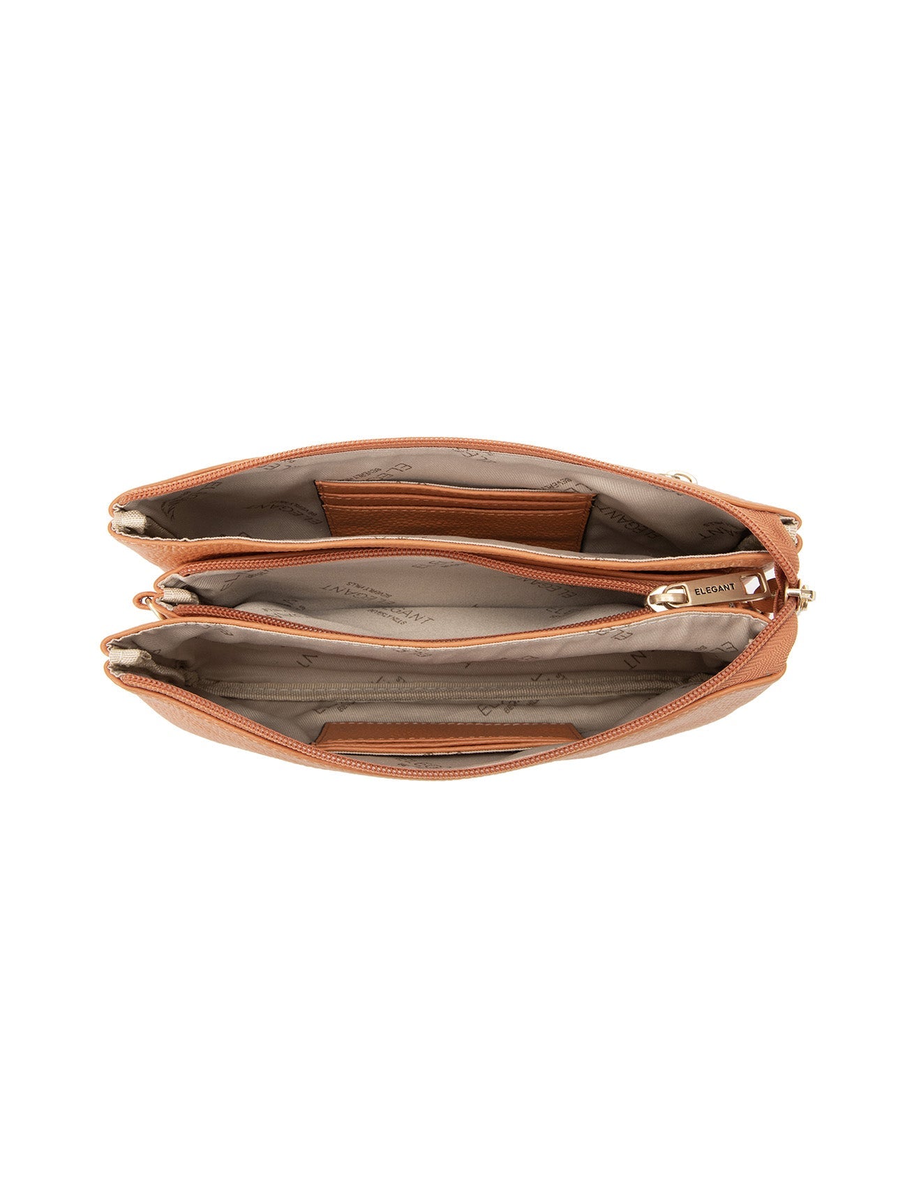 CANDICE LEDERBRIEFTASCHE MIT SCHULTERGURT - E1-0809-APR