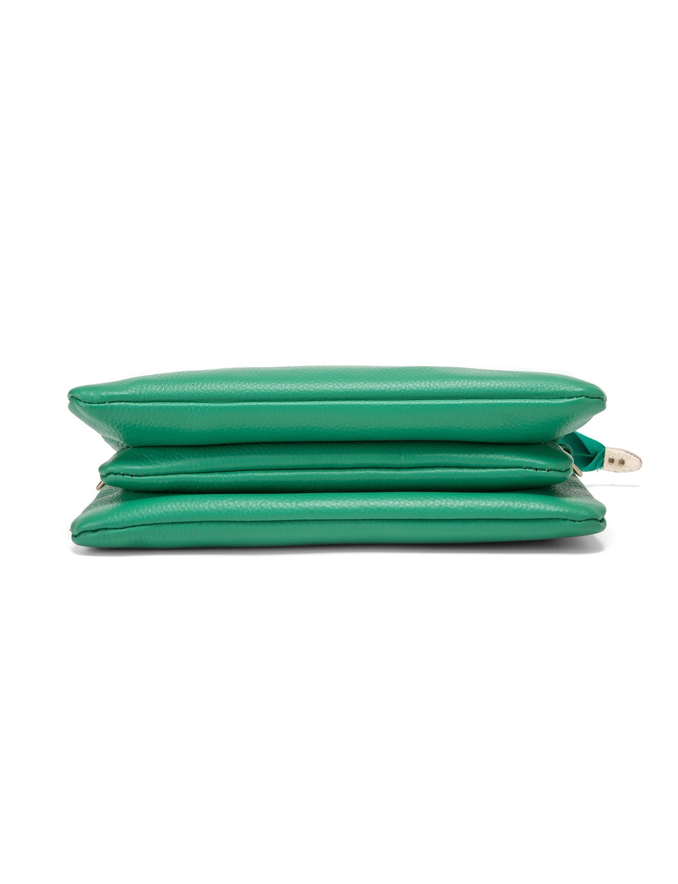 CANDICE LEDERBRIEFTASCHE MIT SCHULTERGURT - E1-0809-GRN