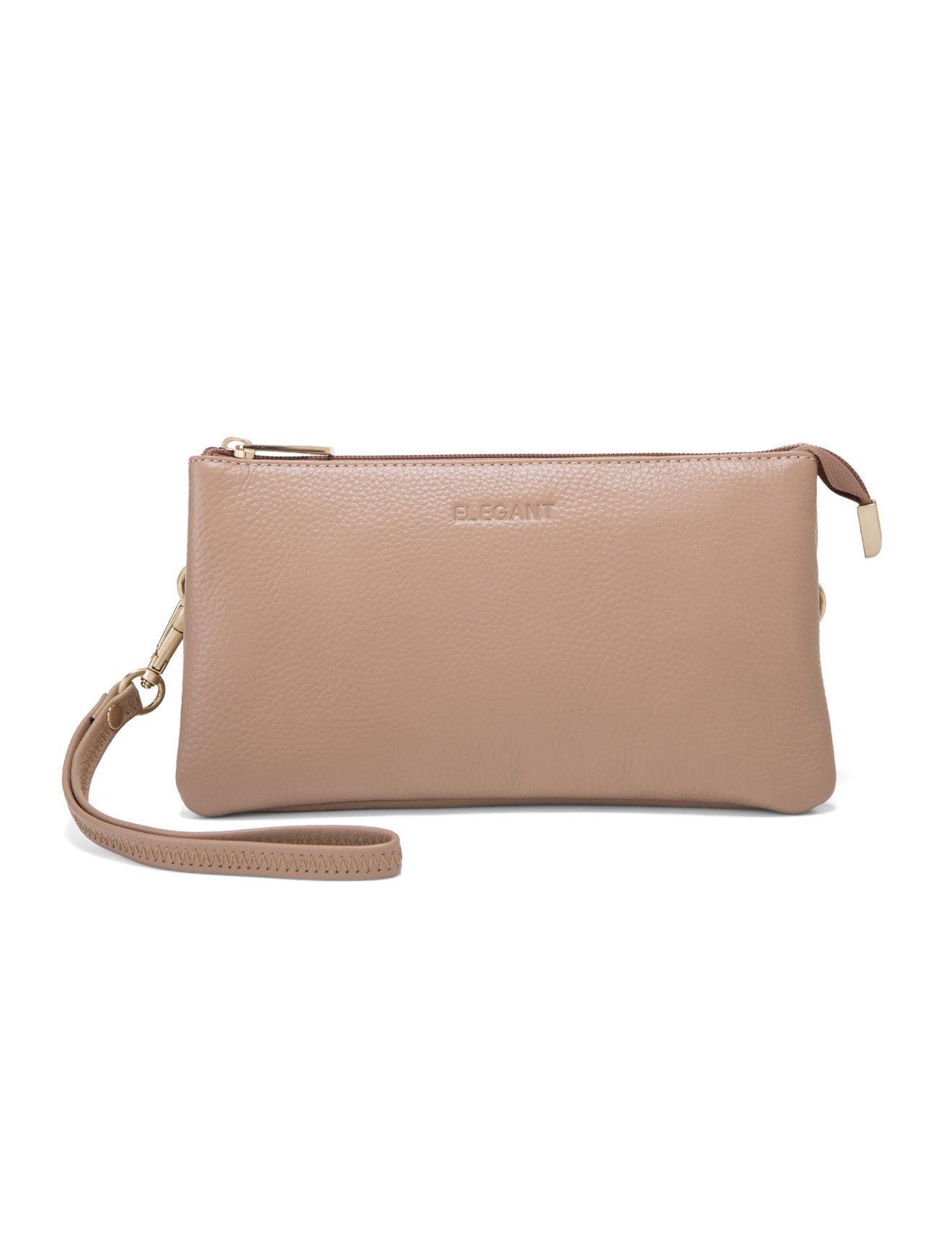CANDICE LEDERBRIEFTASCHE MIT SCHULTERGURT - E1-0809-MACC
