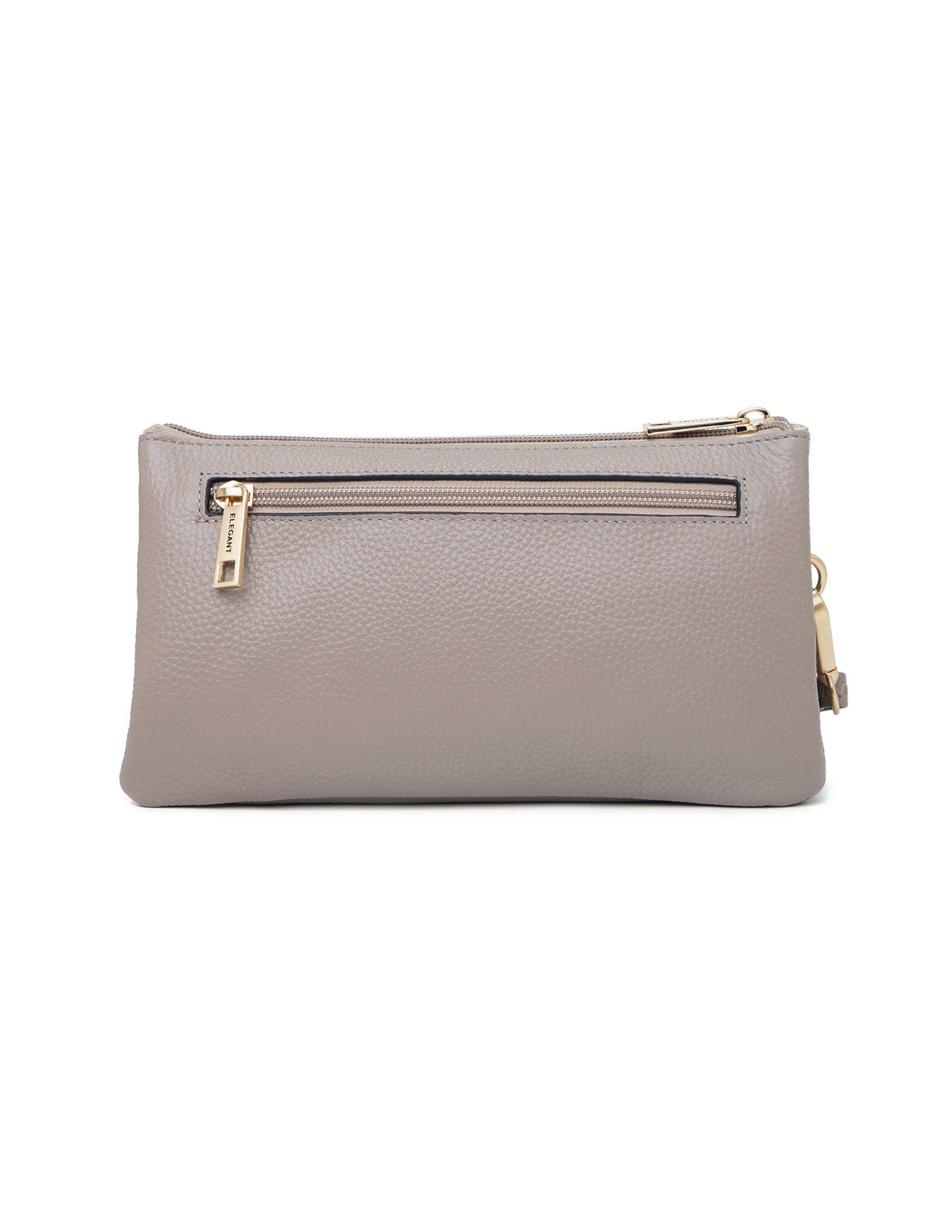 CANDICE LEDERBRIEFTASCHE MIT SCHULTERGURT - E1-0809-MOKKA