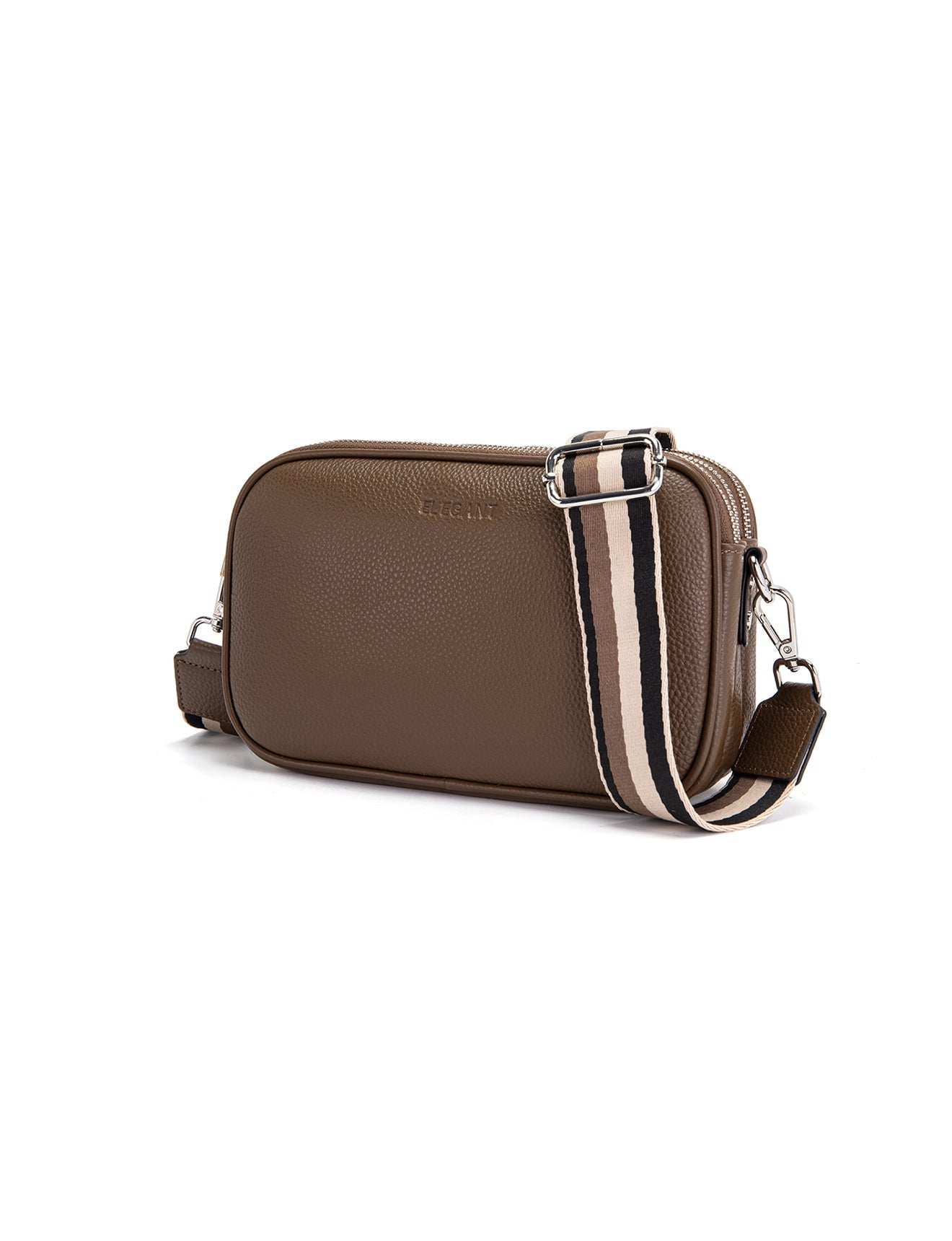 ANNA CROSSBODY MIT DREI FÄCHERN -E1-0811B-CINNAMON- NEU IN