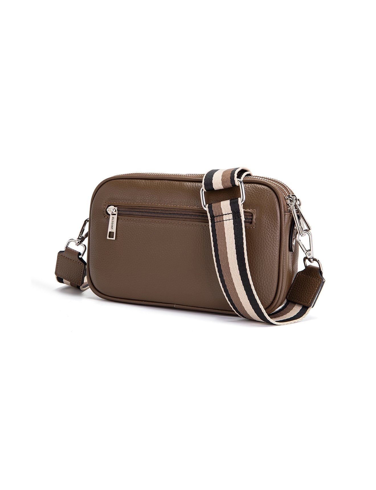 ANNA CROSSBODY MIT DREI FÄCHERN -E1-0811B-CINNAMON- NEU IN
