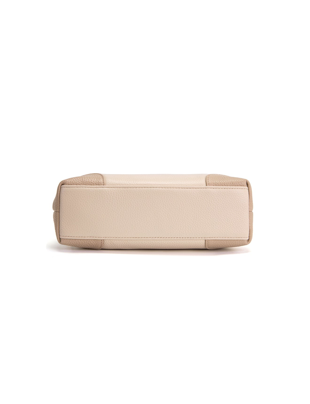EVIE UMHÄNGETASCHE AUS LEDER - 2-FARBIG - E1-0816B-IVORY/PUTTY - NEU