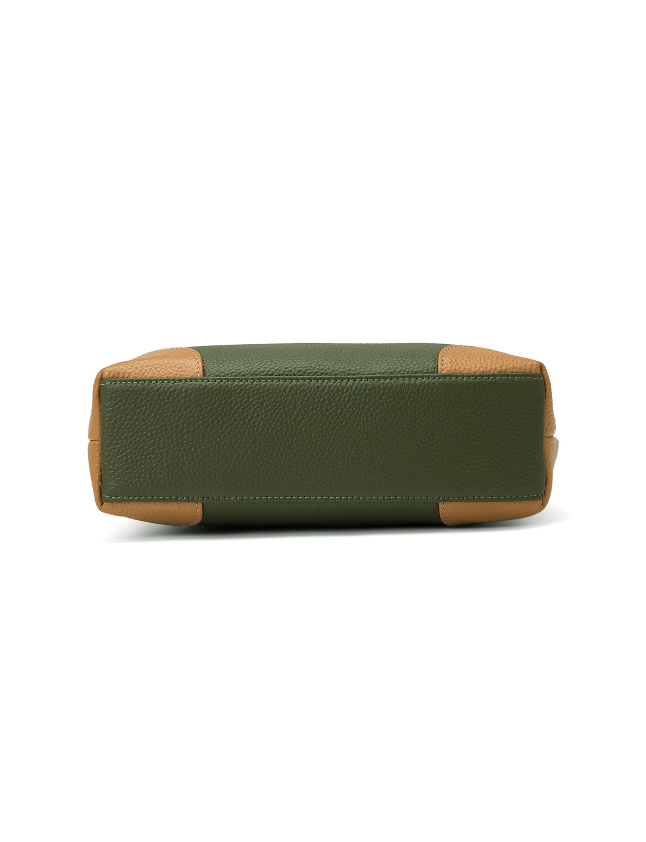 UMHÄNGETASCHE AUS LEDER „EVIE“ – ZWEIFARBIG – E1-0816B-OLIVE/CAM