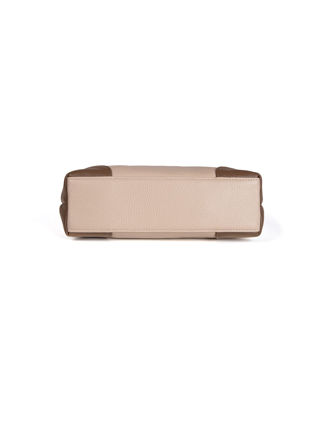 EVIE UMHÄNGETASCHE AUS LEDER - 2 TON - E1-0816B-PUTTY/CINNAMON - NEU