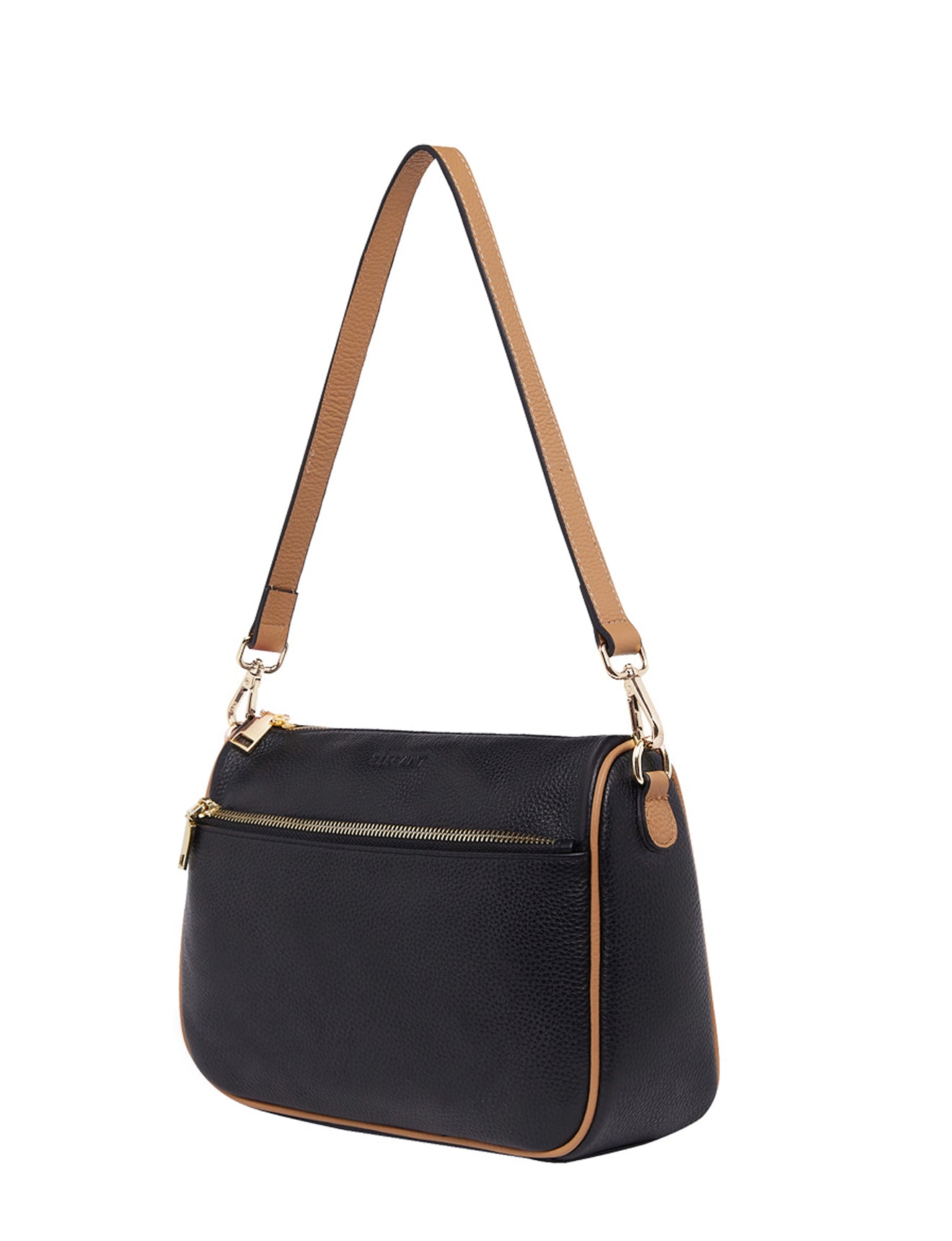 ANTONELLA LEDER-XBODY-TASCHE - E1-0819-BLK/CAM