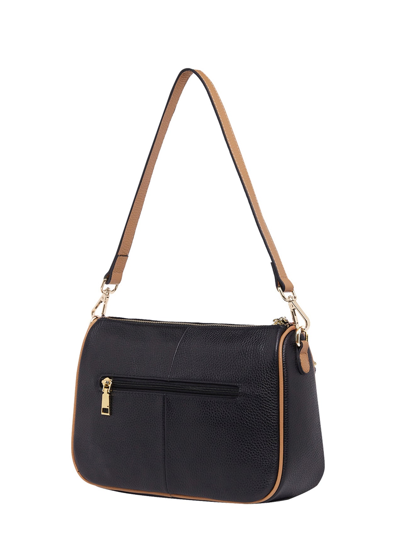 ANTONELLA LEDER-XBODY-TASCHE - E1-0819-BLK/CAM