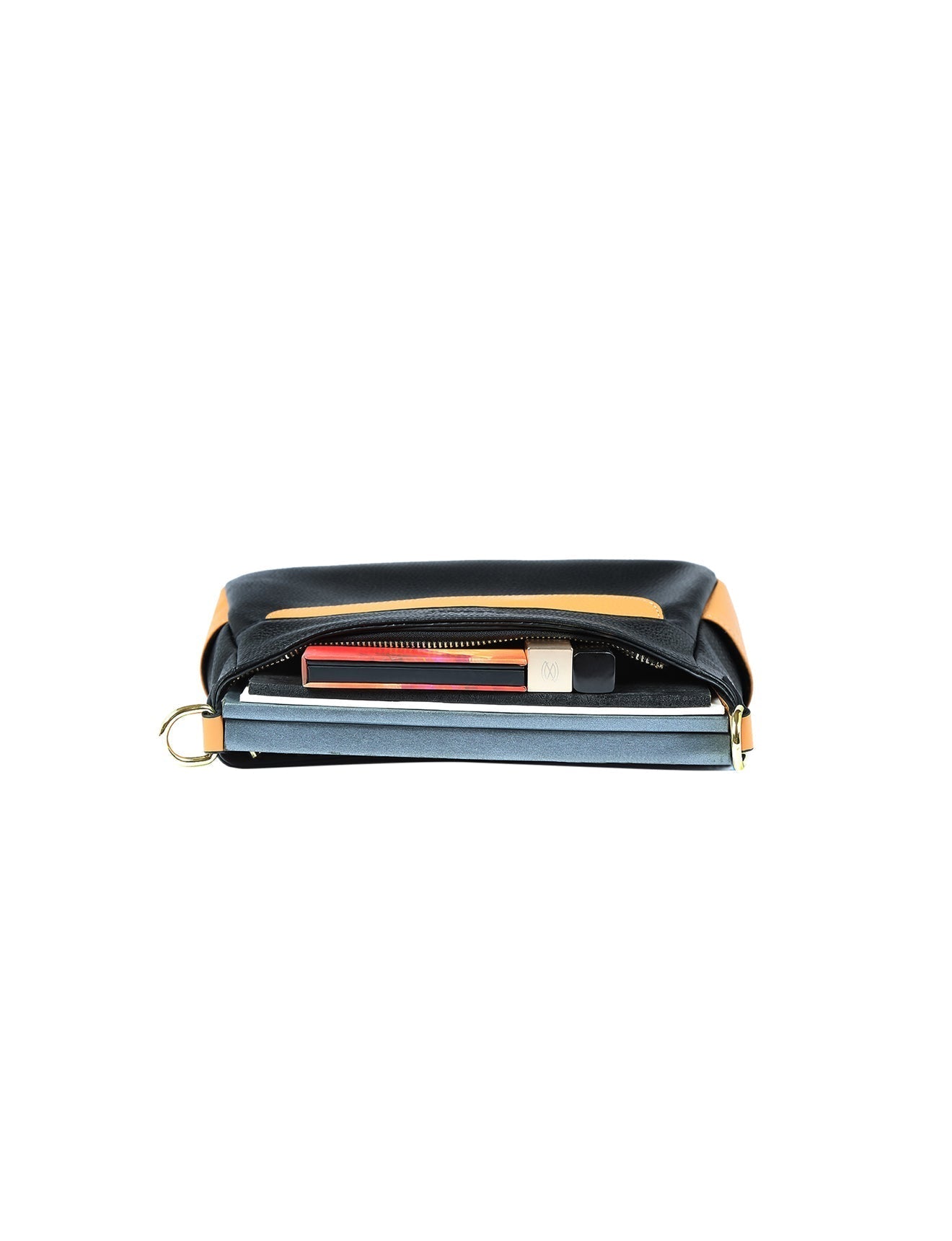 ESME LEDER XBODY TASCHE - E1-0822-BLK/CAM - SALE