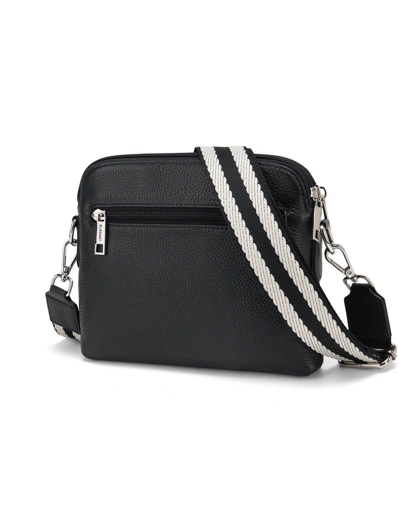 GURTE FÜR LEDERTASCHE ASHLEY – E1-0838-BLK