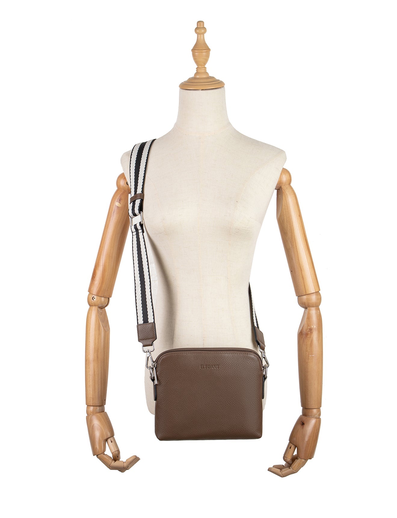 ASHLEY LEDERTASCHE GURTE - E1-0838-ZIMT - NEU IN