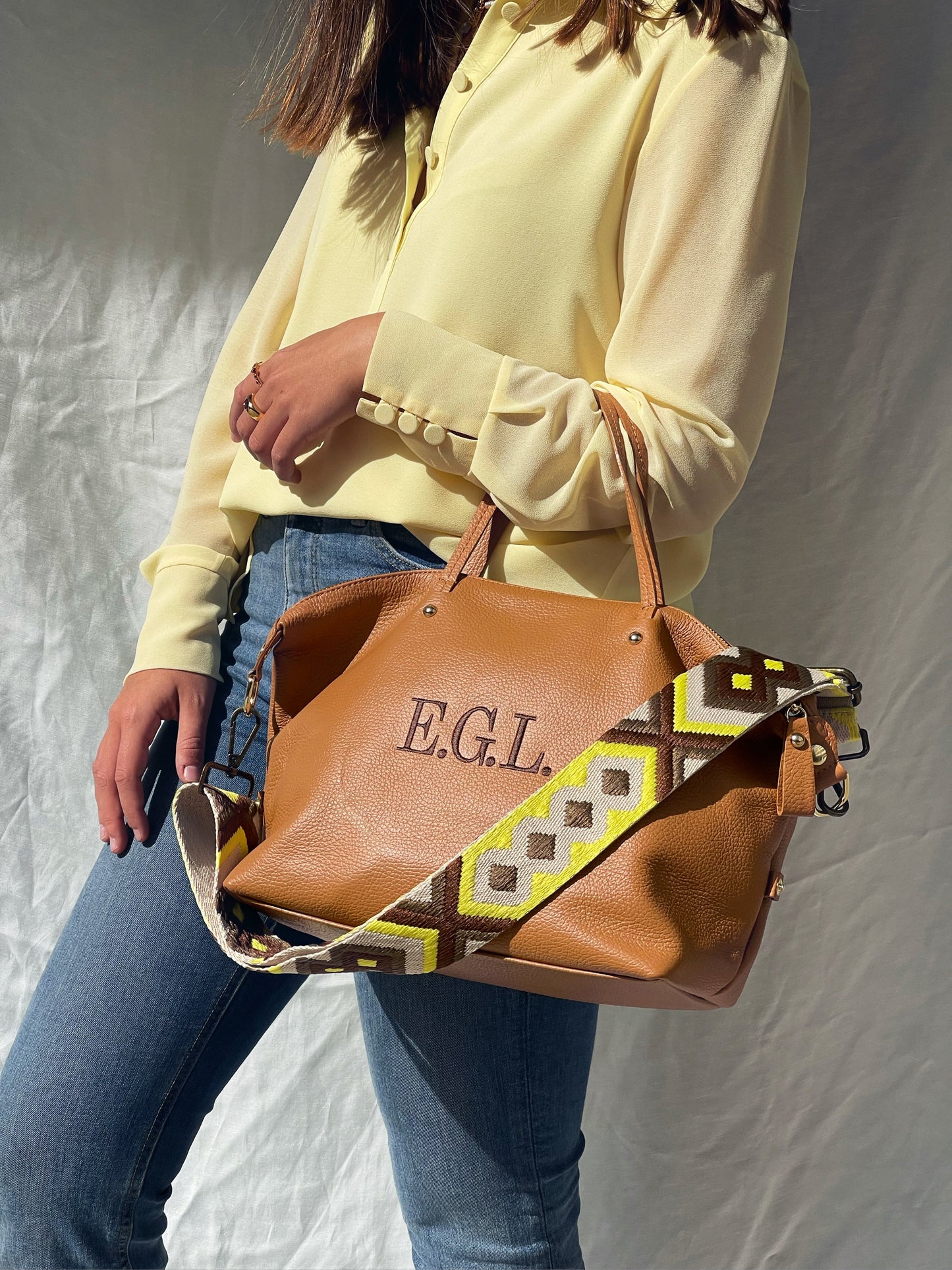 Kamelfarbene Catalina-Tasche